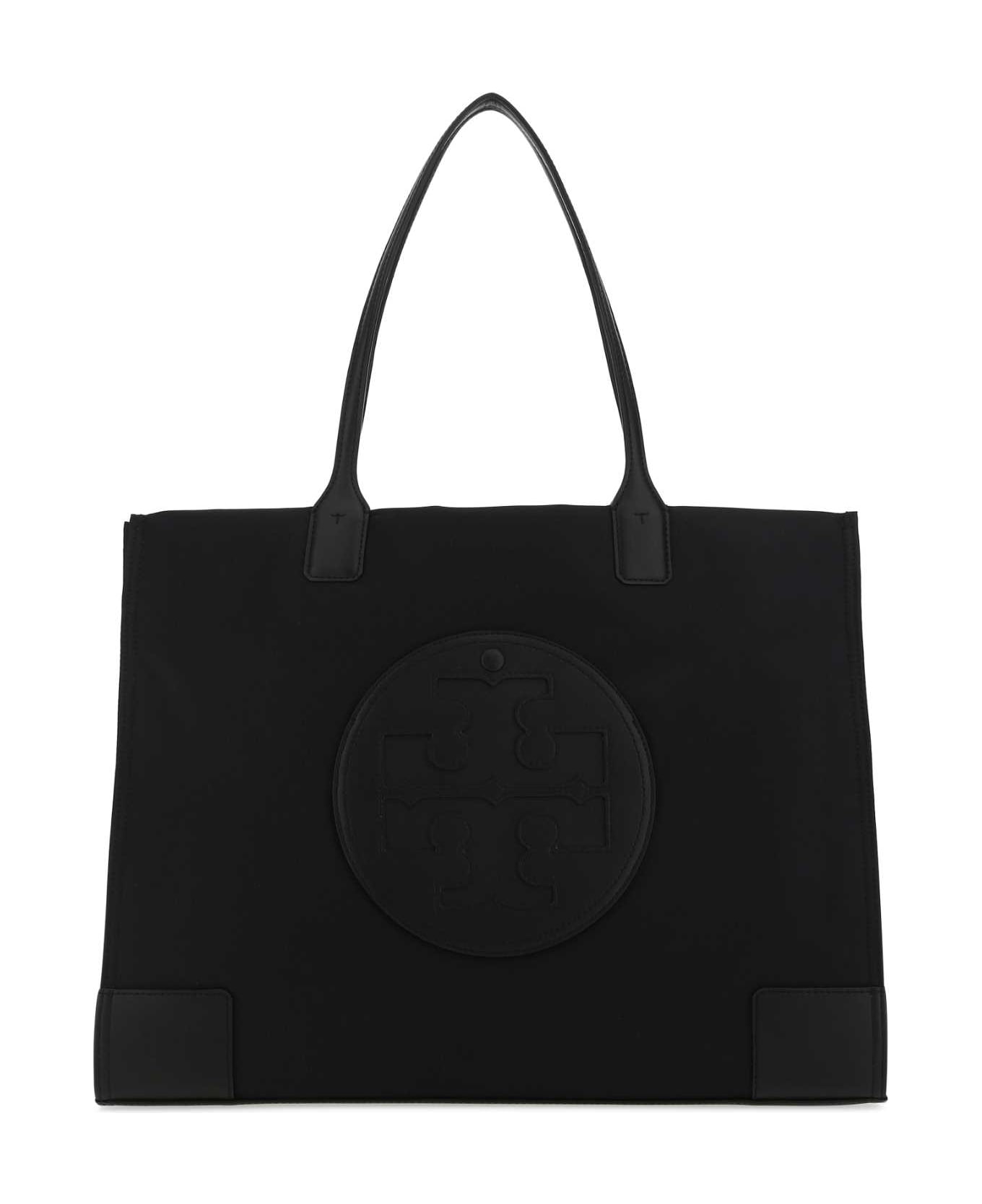 Tory Burch Black Nylon Ella Shopping Bag - 001