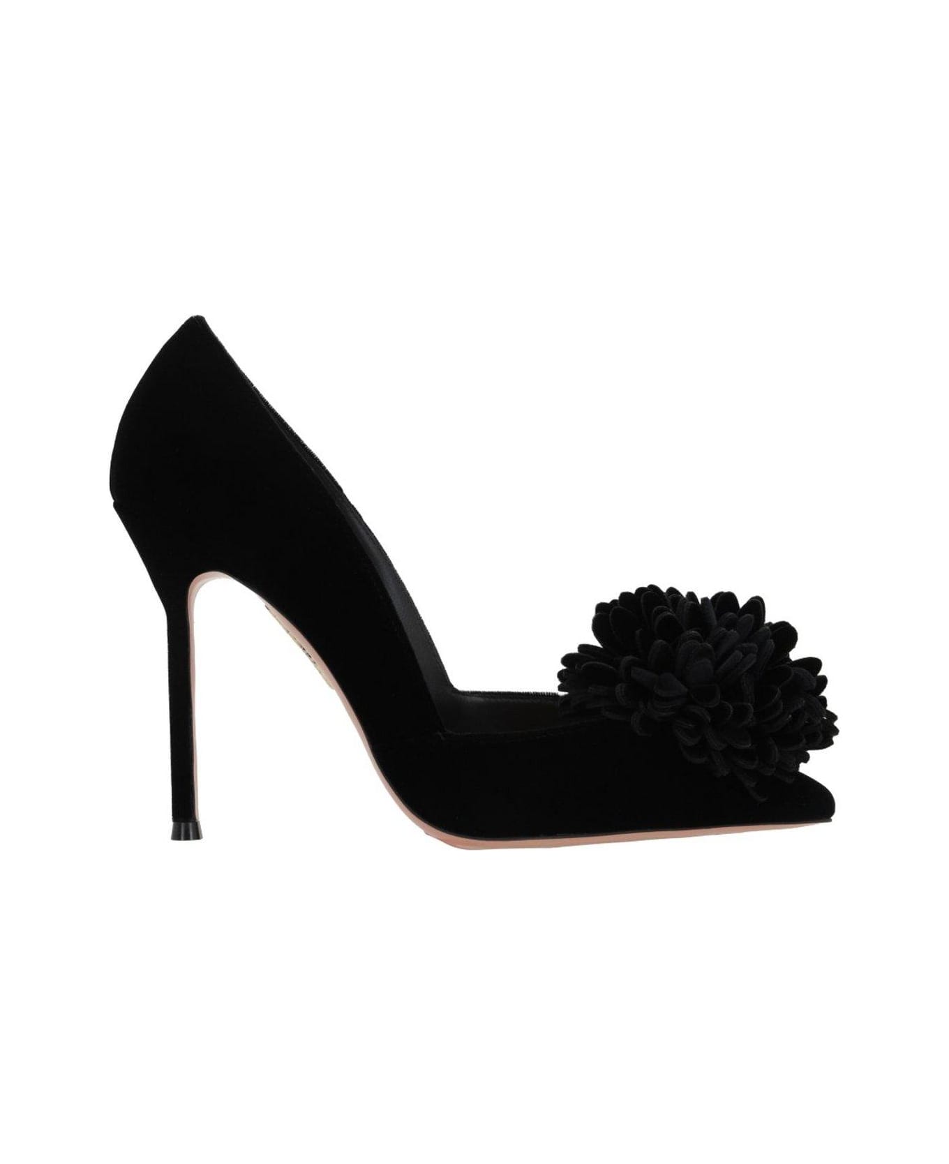 Aquazzura Couturier Pointed-toe Pumps - Black