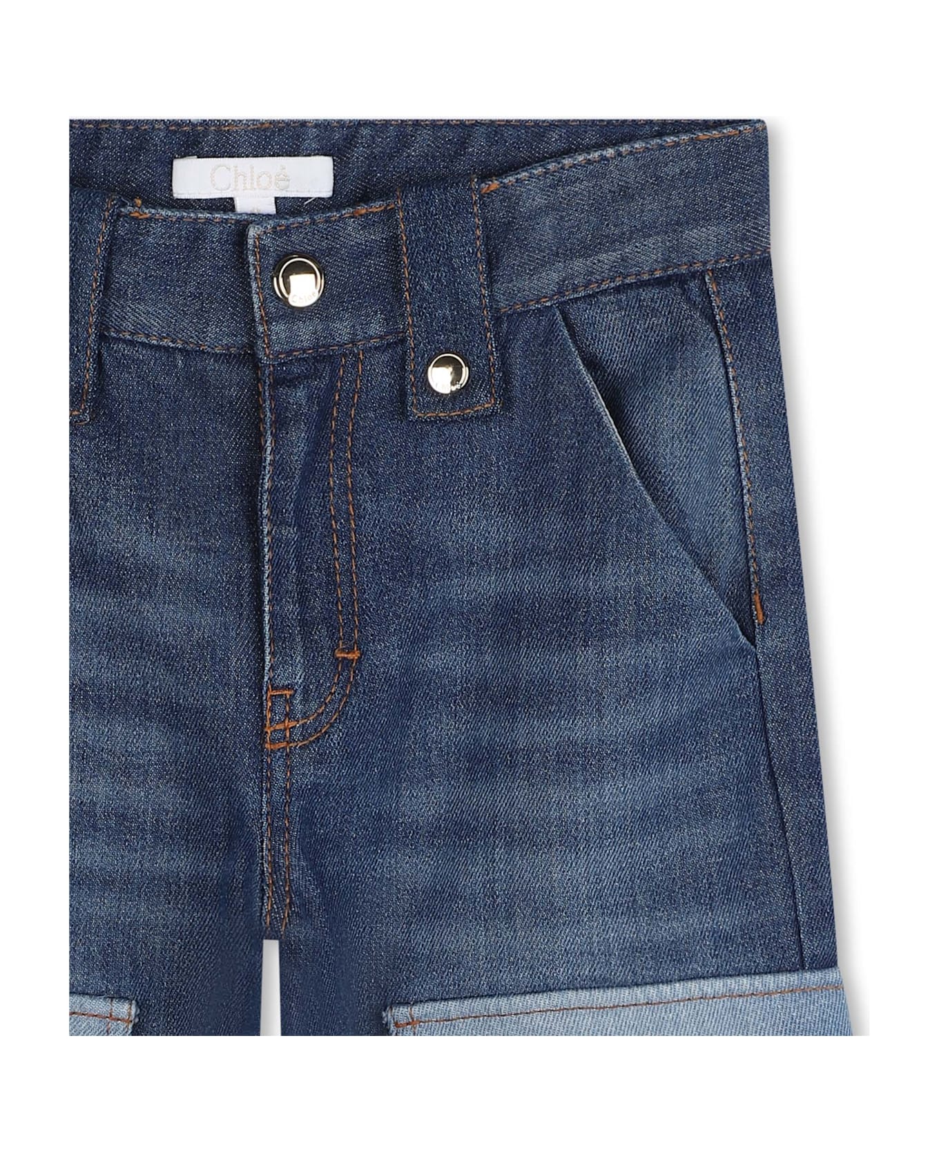 Chloé Jeans Cargo - Blue