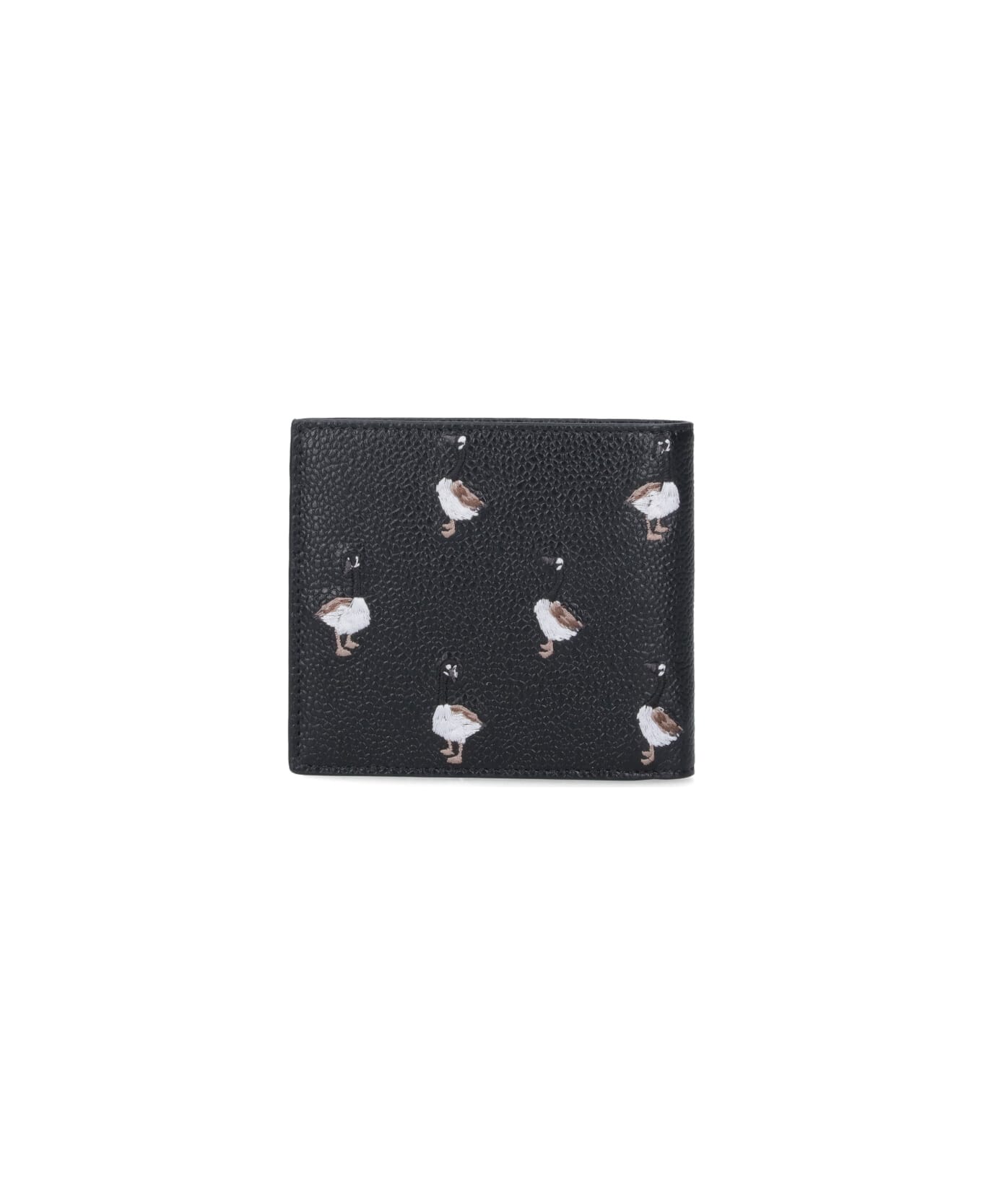 Thom Browne Bi-fold Wallet "goose" - Black  