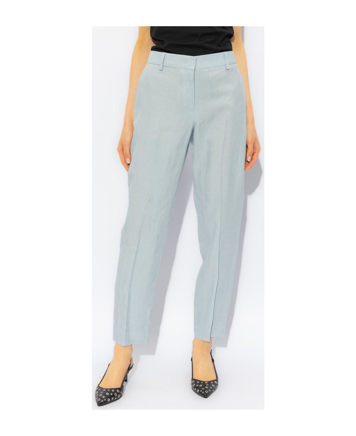 Paul Smith Linen Trousers - Clear Blue