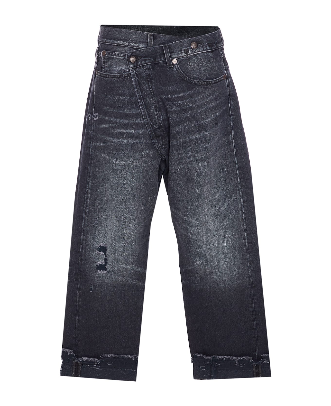 R13 Cross Over Jeans - Black デニム