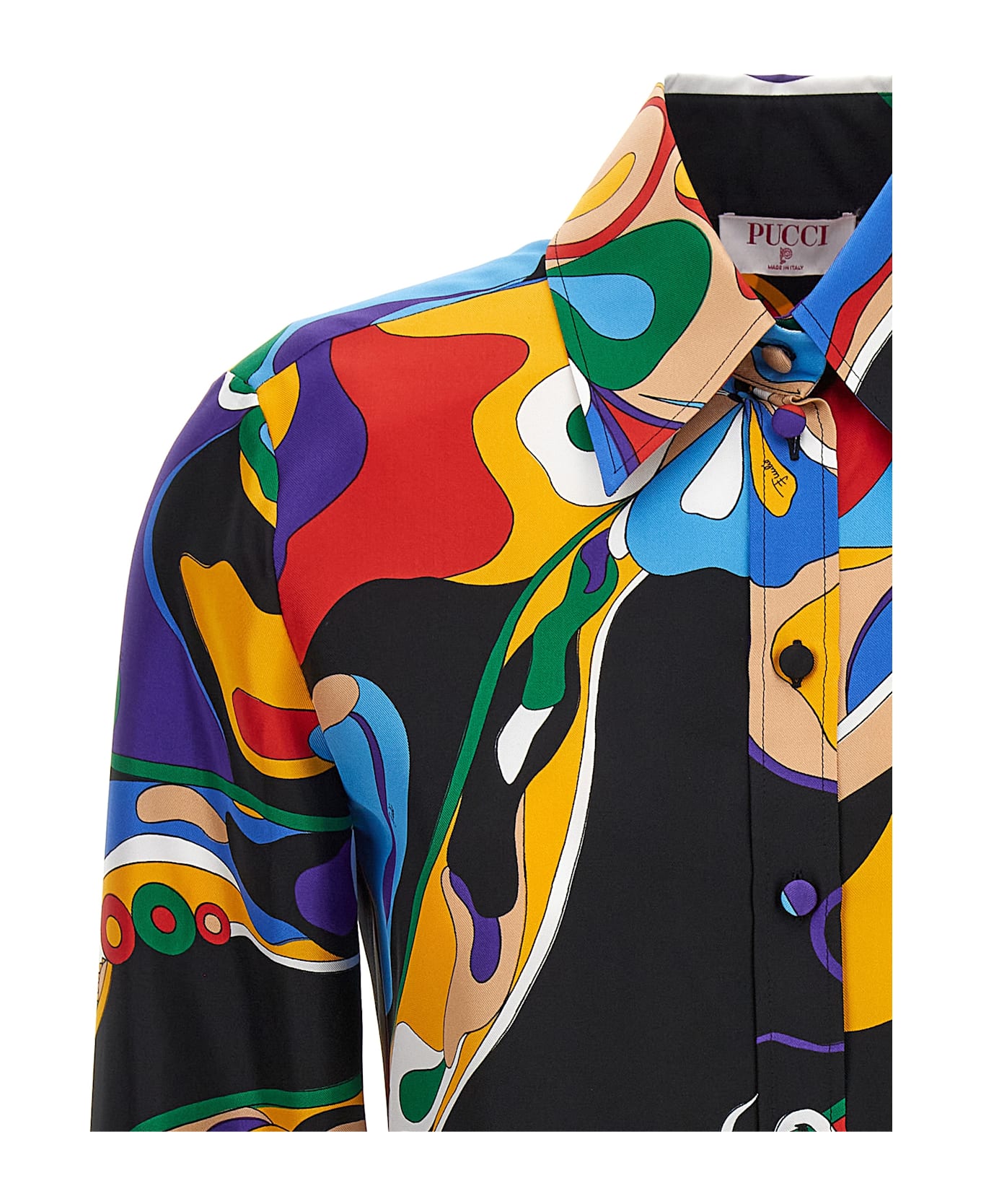 Pucci 'orchidee' Shirt - Multicolor