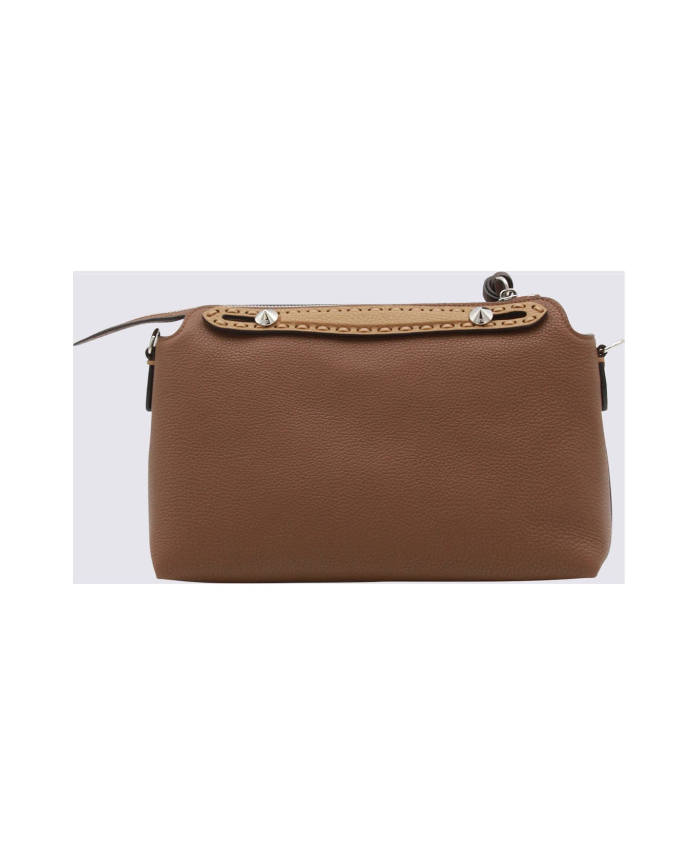 Fendi Brown Leather By The Way Medium To Handle Bag