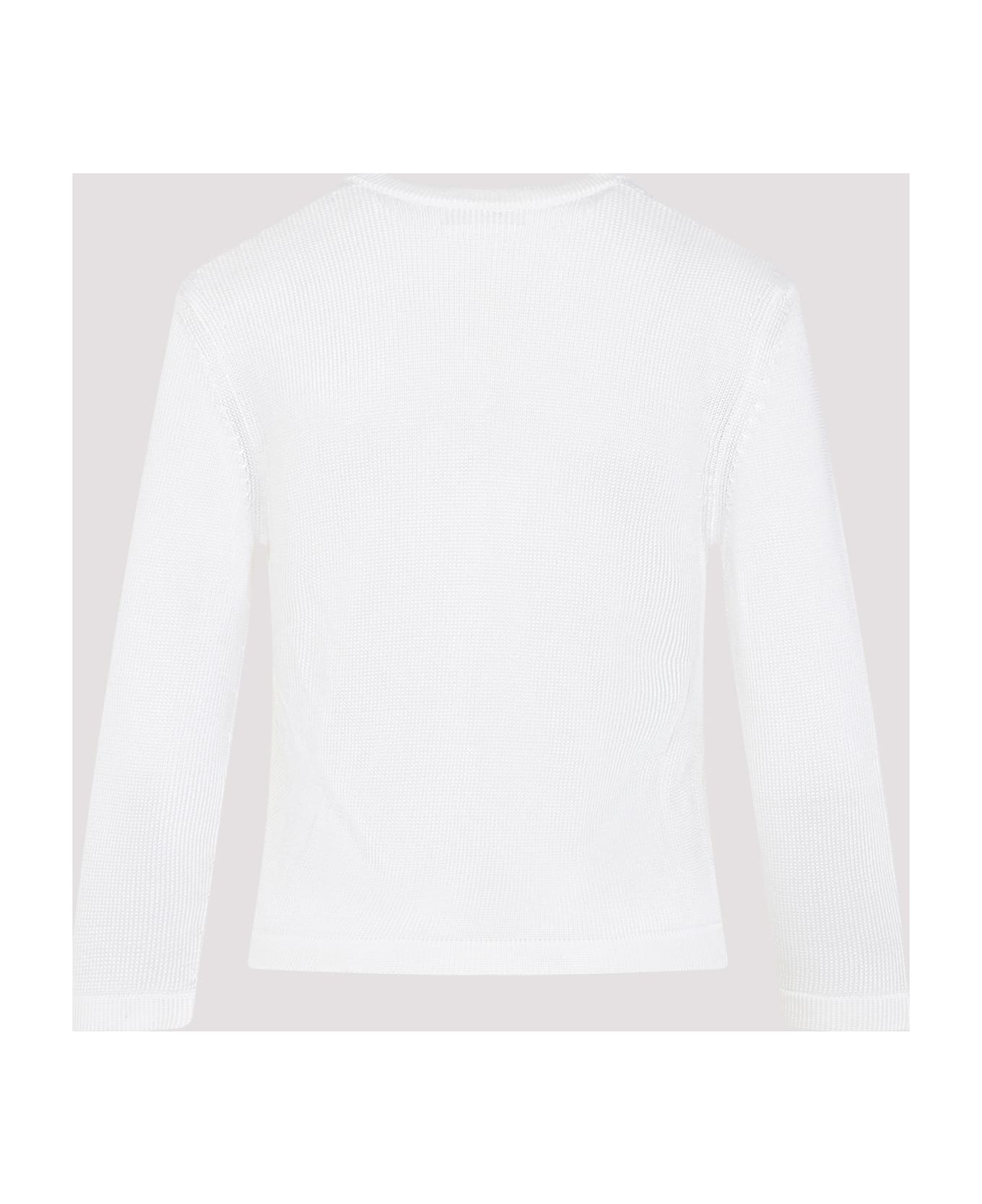 Jil Sander Cardigan With Crochet Flower - Piuma