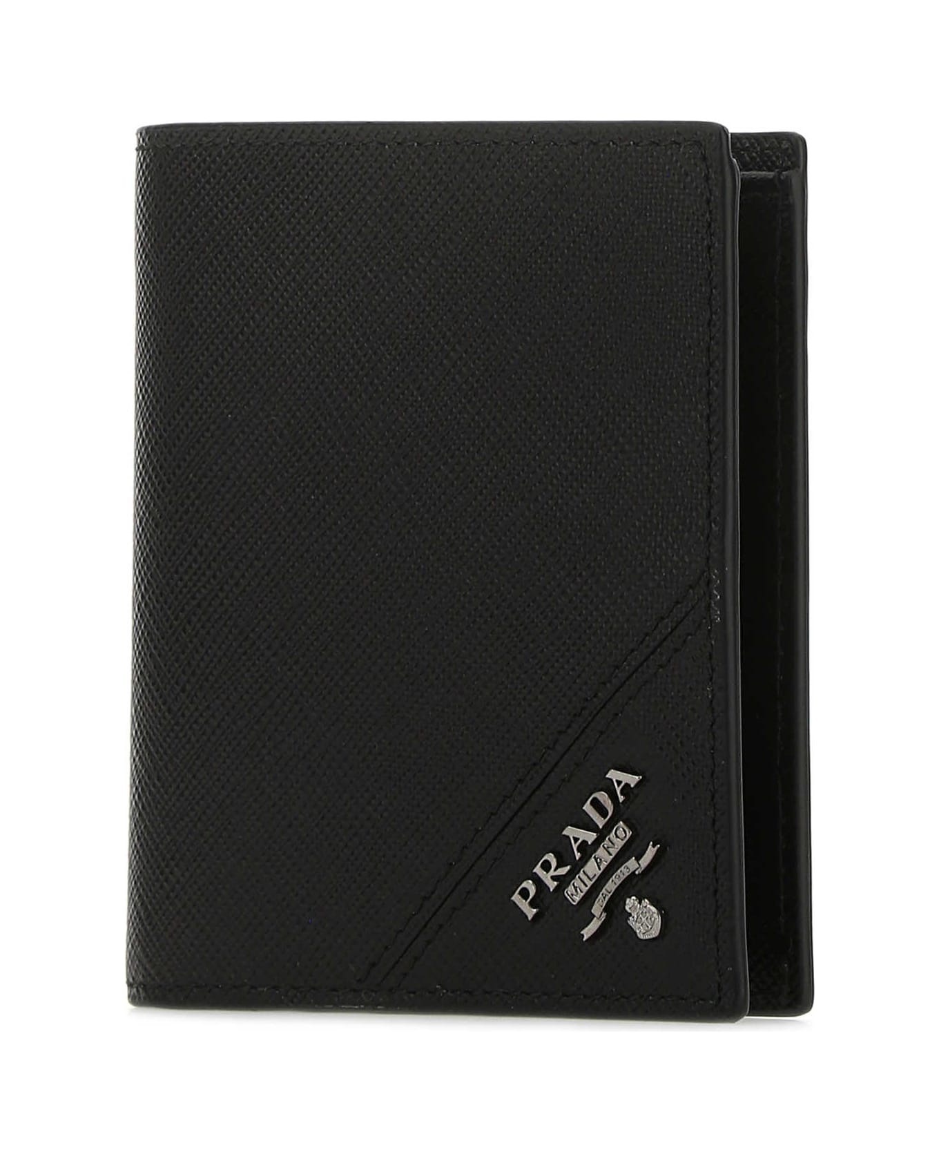 Prada Black Leather Wallet - F0002