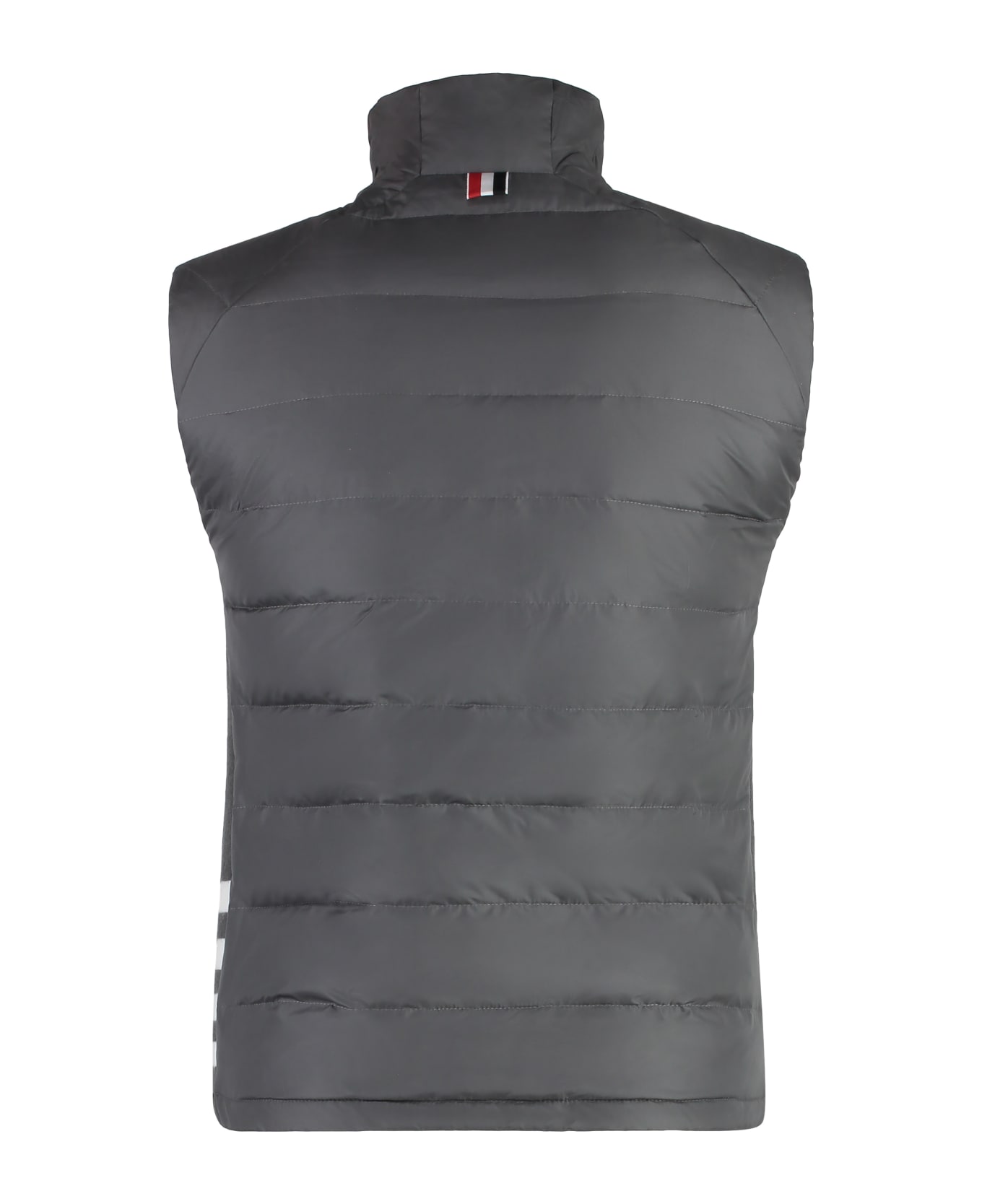 Thom Browne Full Zip Down Vest - grey