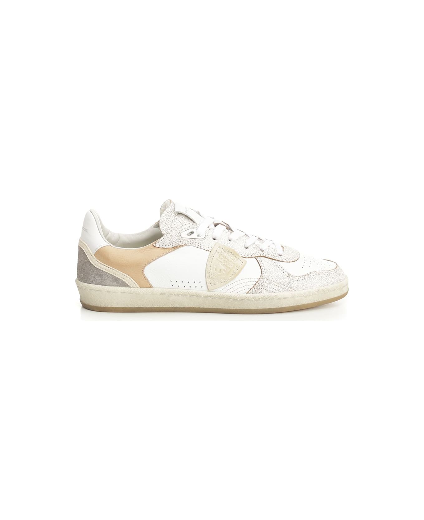 Philippe Model 'pgal' Sneakers - WHITE/GREY