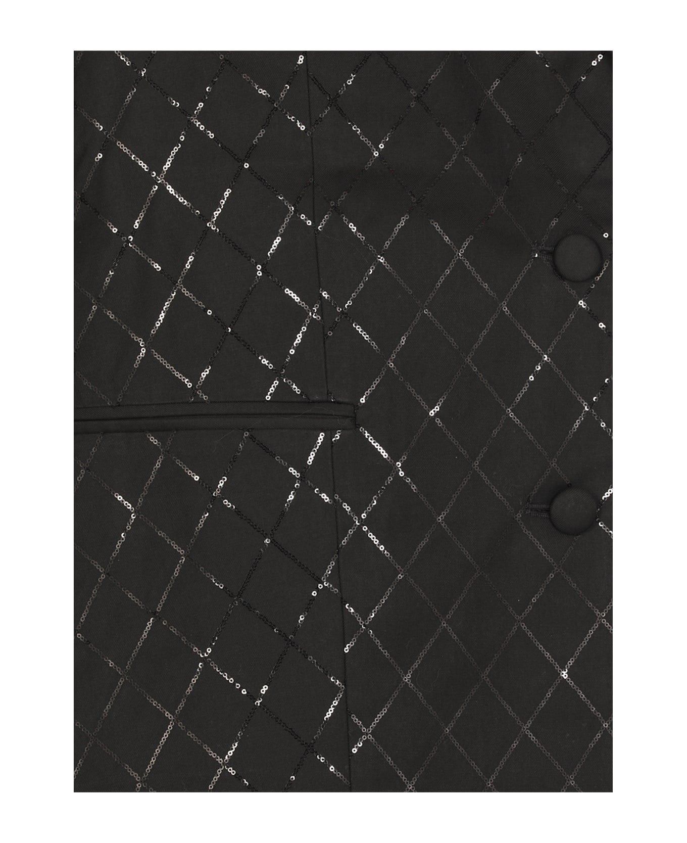 Rotate by Birger Christensen Jacket With Paillettes - Black