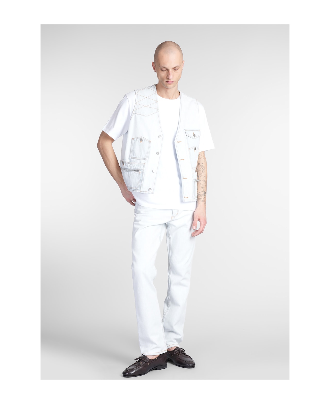Bally Jeans In Cyan Cotton - cyan