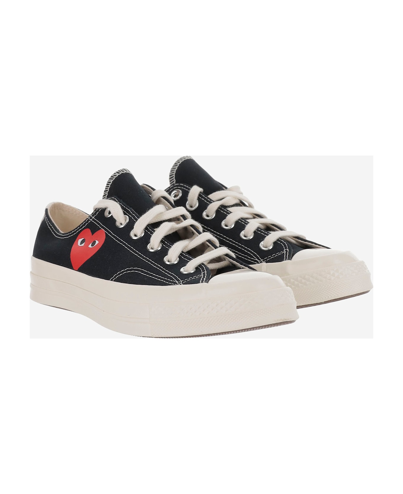 Comme des Garçons Play Comme Des Garçons X Converse Canvas Sneakers - Black