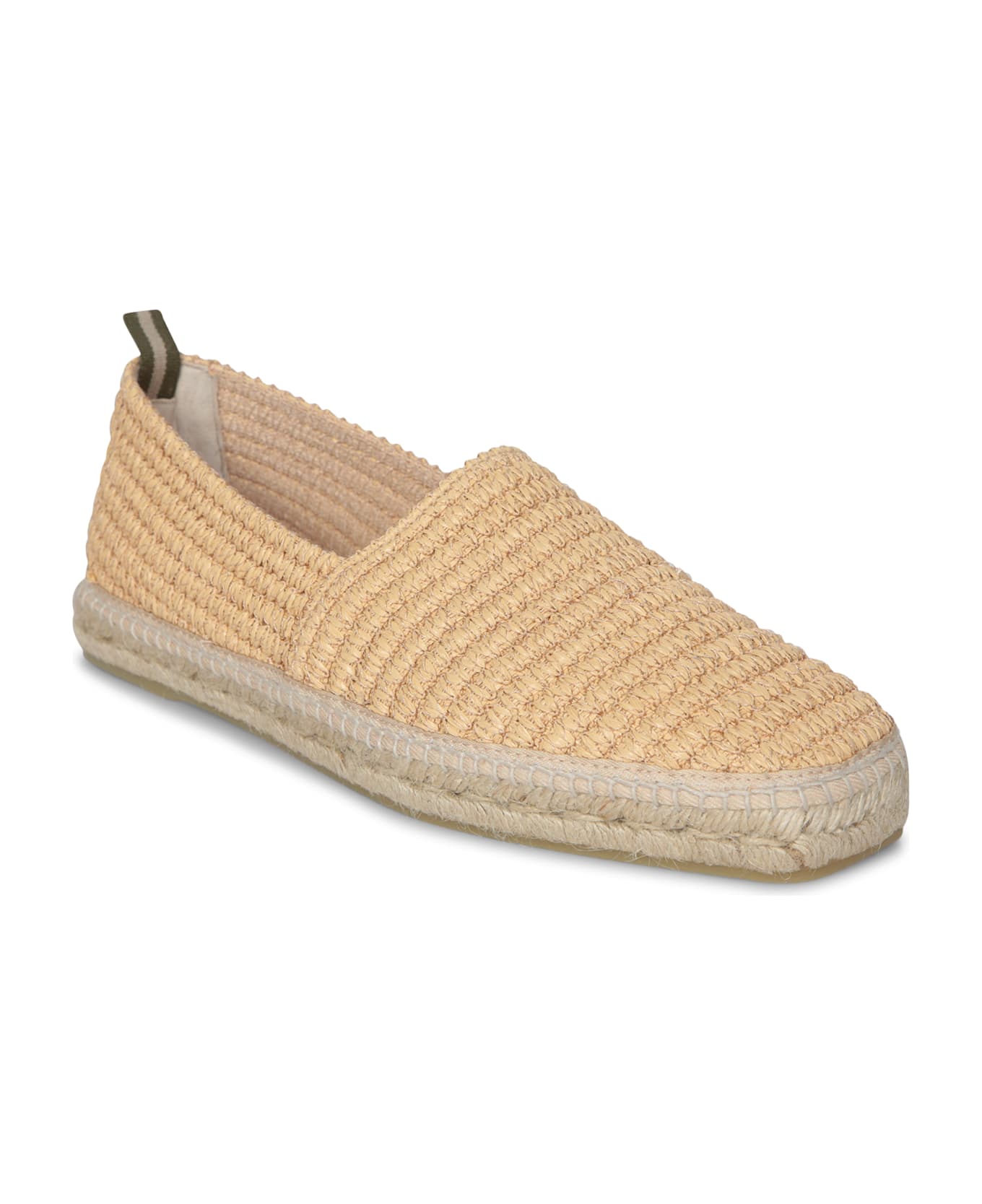 Castañer Beige Raffia Espadrillas - Beige