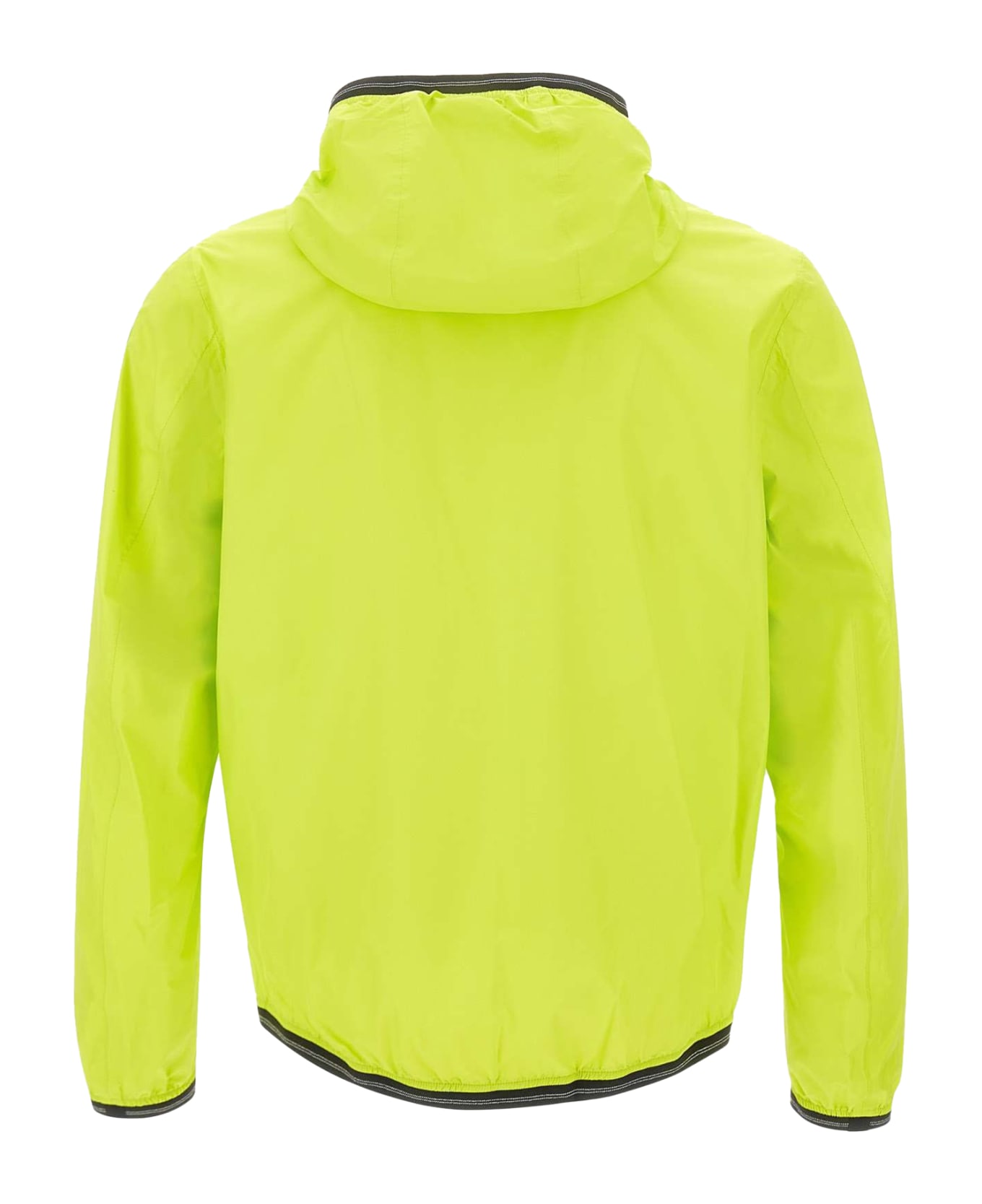 Blauer Lime Taped Windbreaker With Zip - ENOTERA