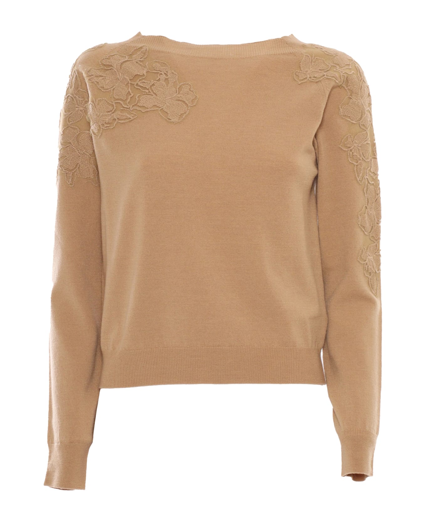 Ermanno Ermanno Scervino Sweater - BROWN