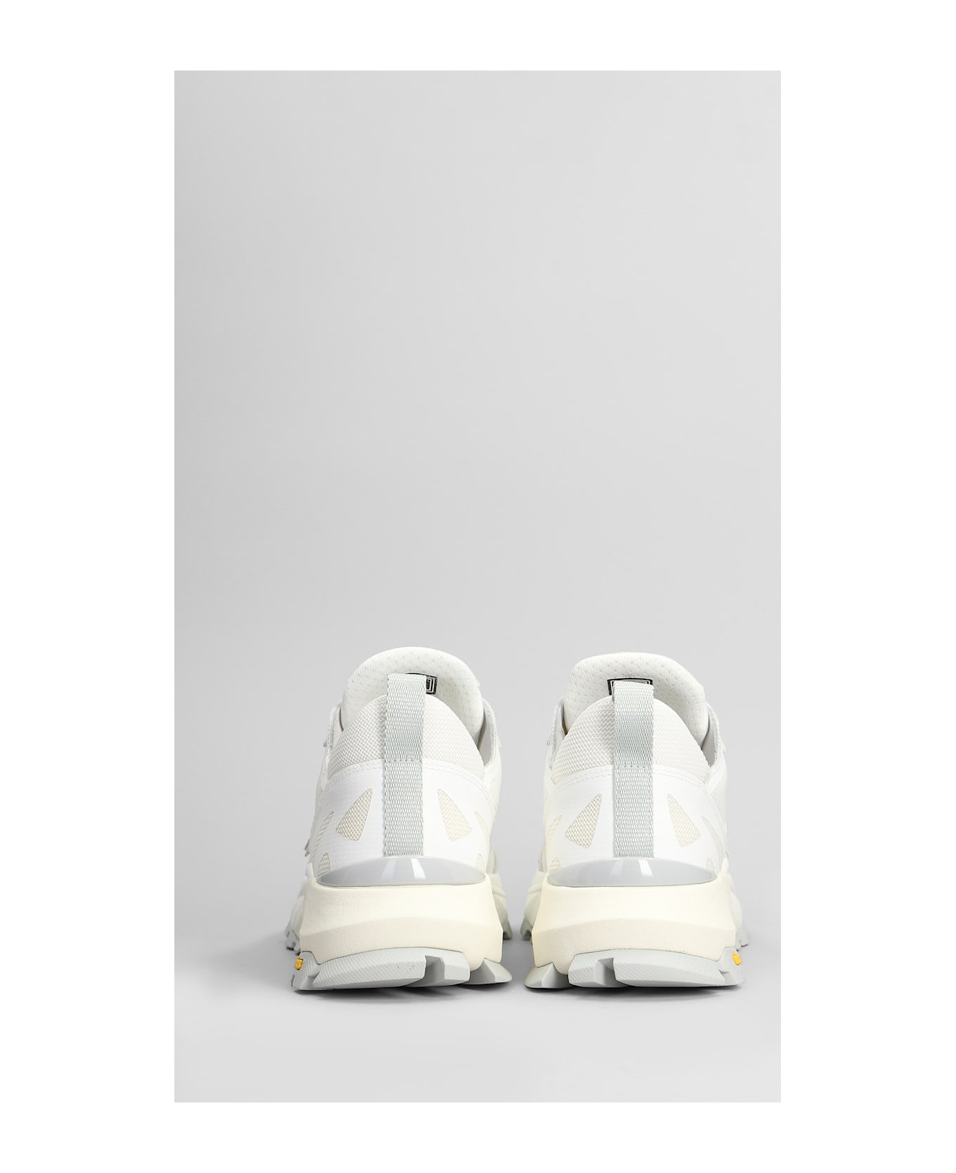 Philippe Model Rocx Low Sneakers In White Fabric - white