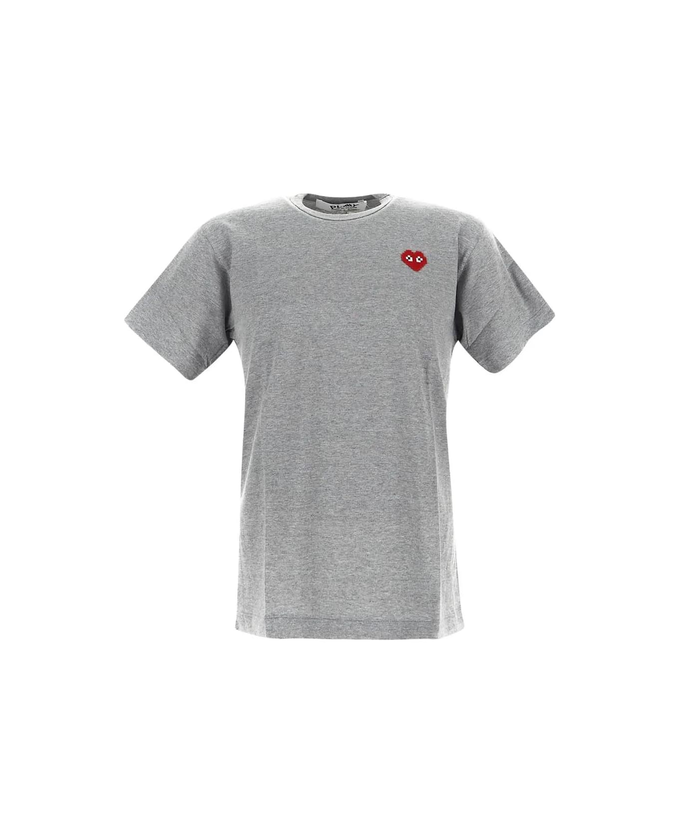 Comme des Garçons Shirt Boy Logo Embroidery T-shirt - Grey