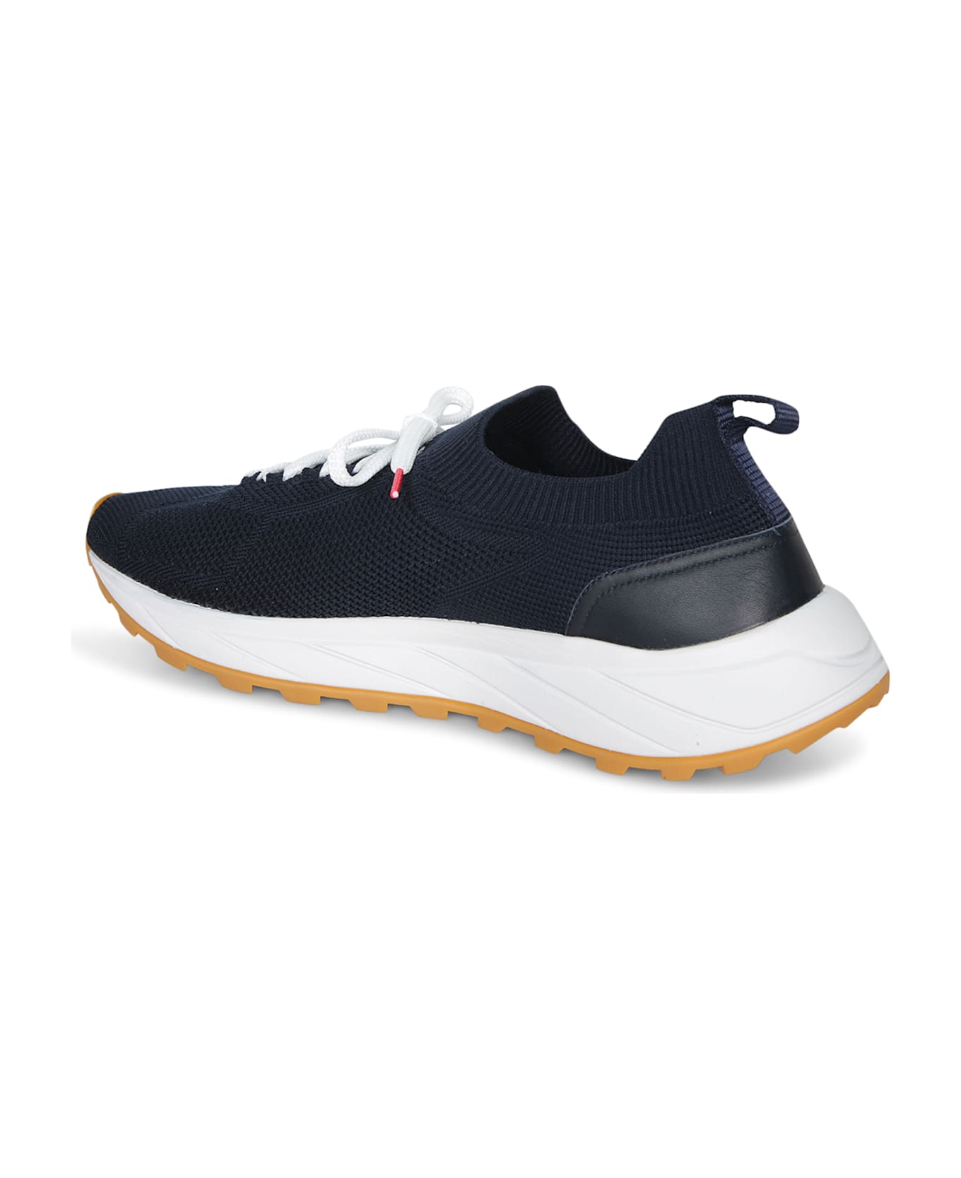 Kiton Blue Knit Vibram Sneakers - Blue