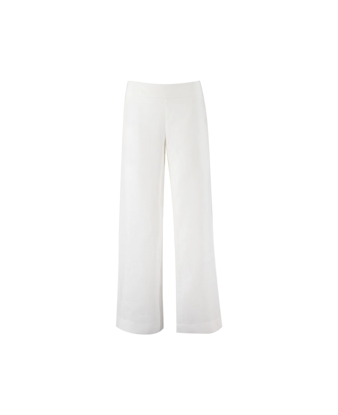 Ermanno Scervino Trousers - SNOW WHITE_OFF WHITE