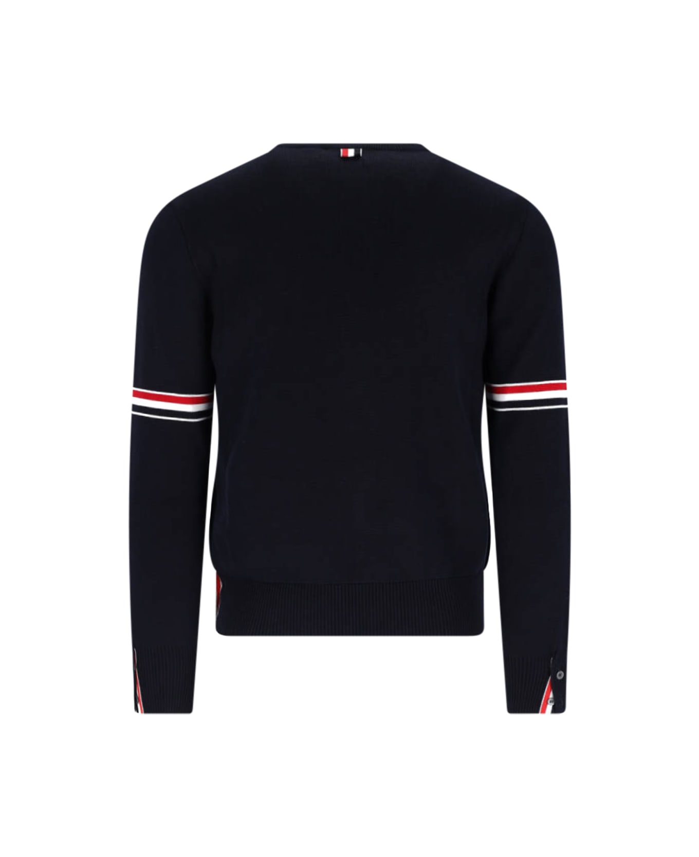 Thom Browne Tricolour Detail Sweater - Blue