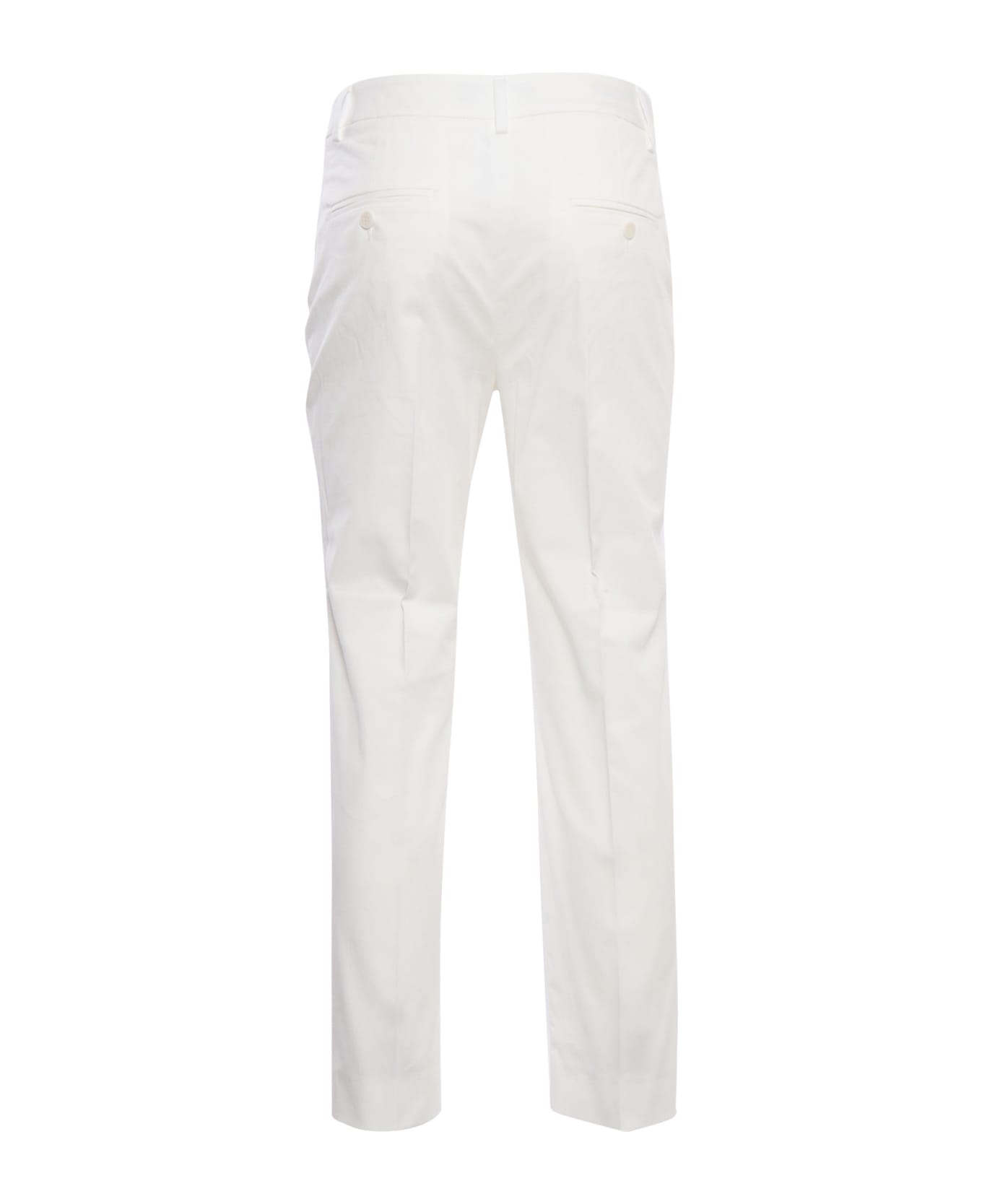 Weekend Max Mara Cecco White Trousers - WHITE