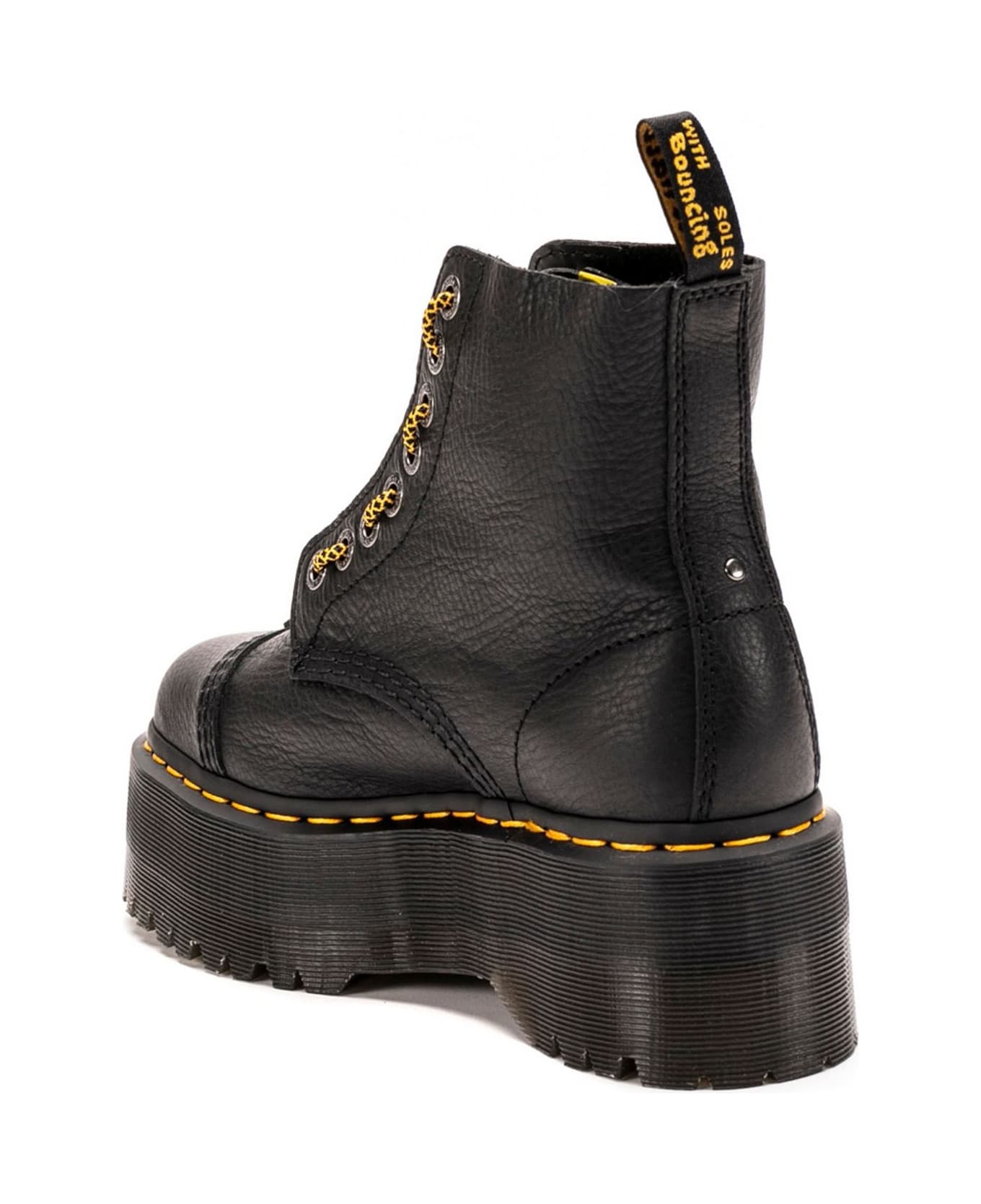 Dr. Martens Sinclair Platform Boots - Black Pisa