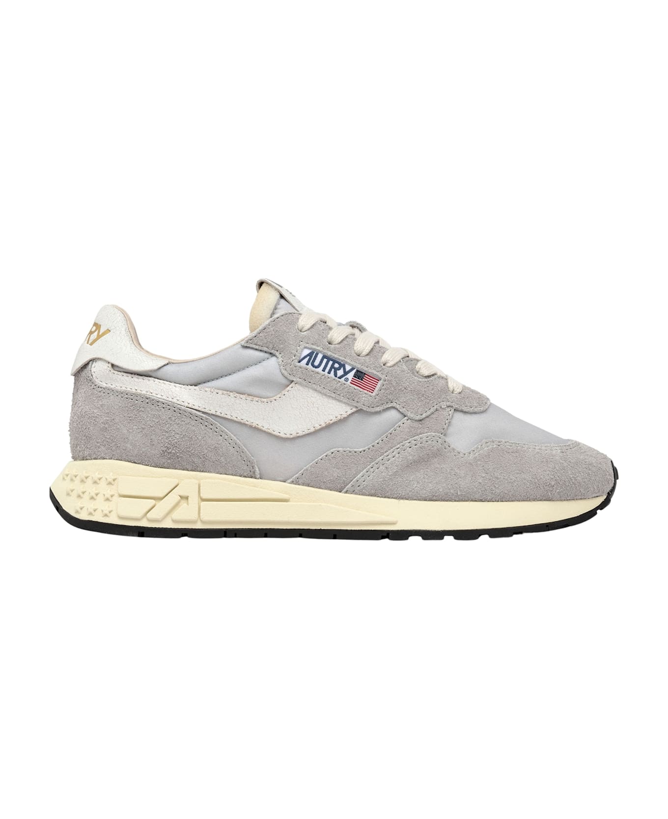 Autry Reelwind Low Sneakers - WHITE SILVER