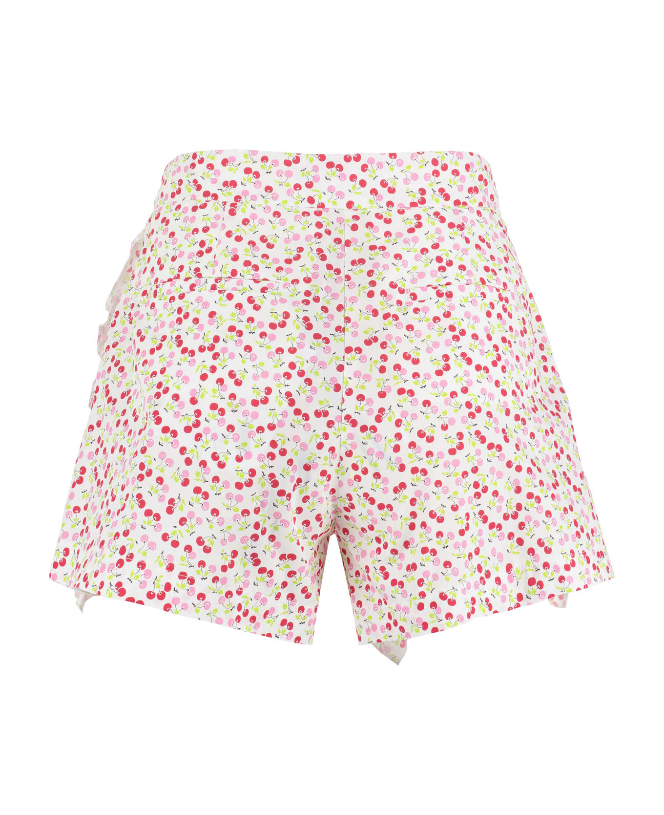 MSGM Printed Cotton Shorts - Multicolor