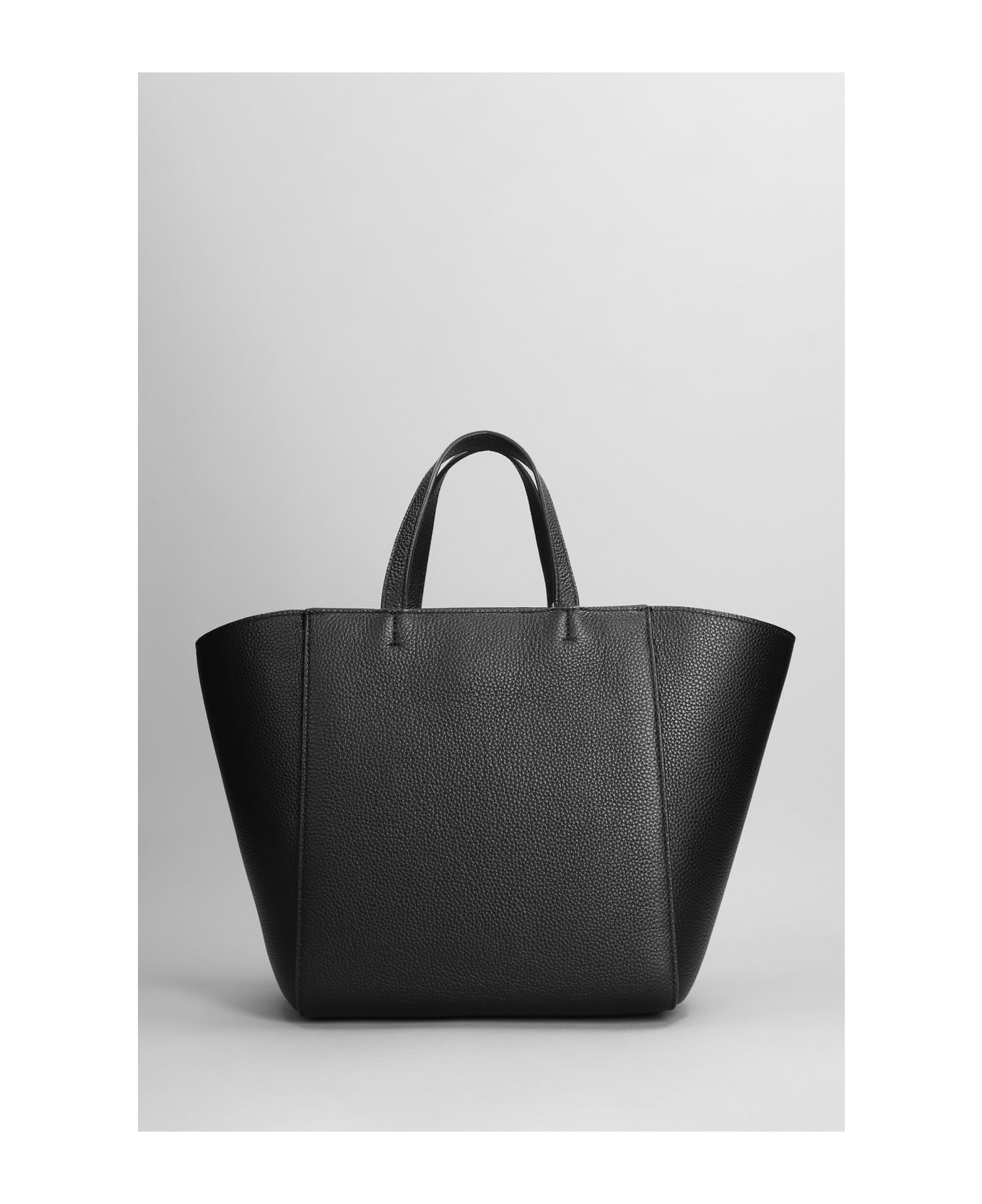 Tory Burch Mcgraw Tote In Black Leather - black