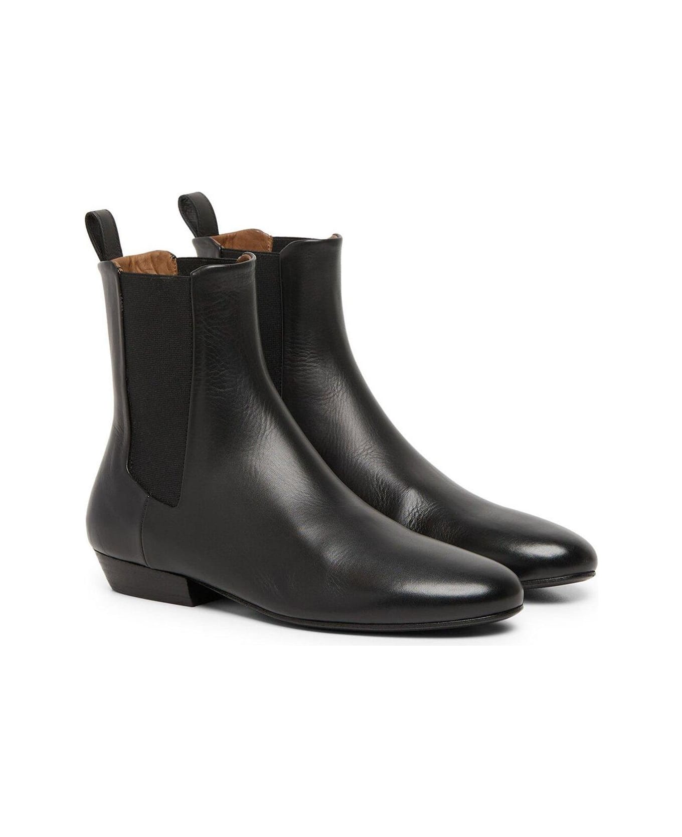 Marsell Miniblocco Beatle Ankle Boots - Black