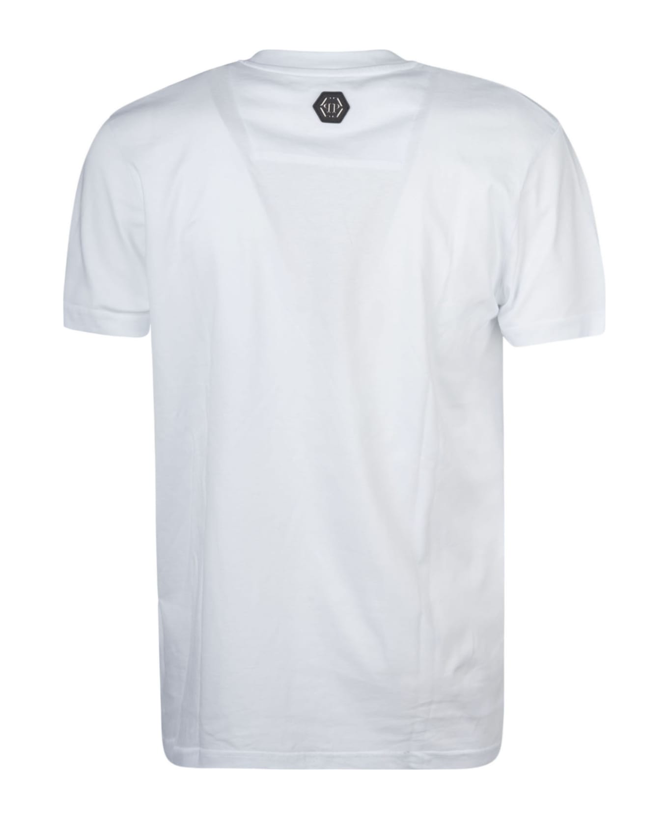 Philipp Plein Pp Glass Round Neck T-shirt - White