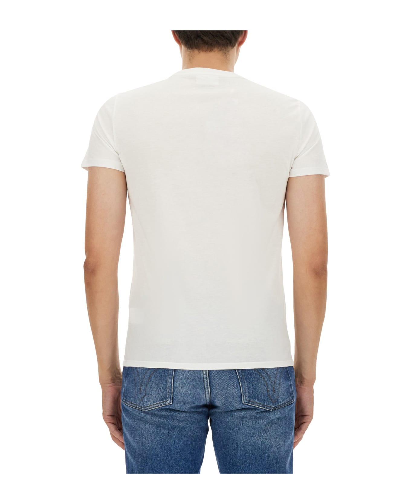 Lacoste T-shirt With Logo - White シャツ