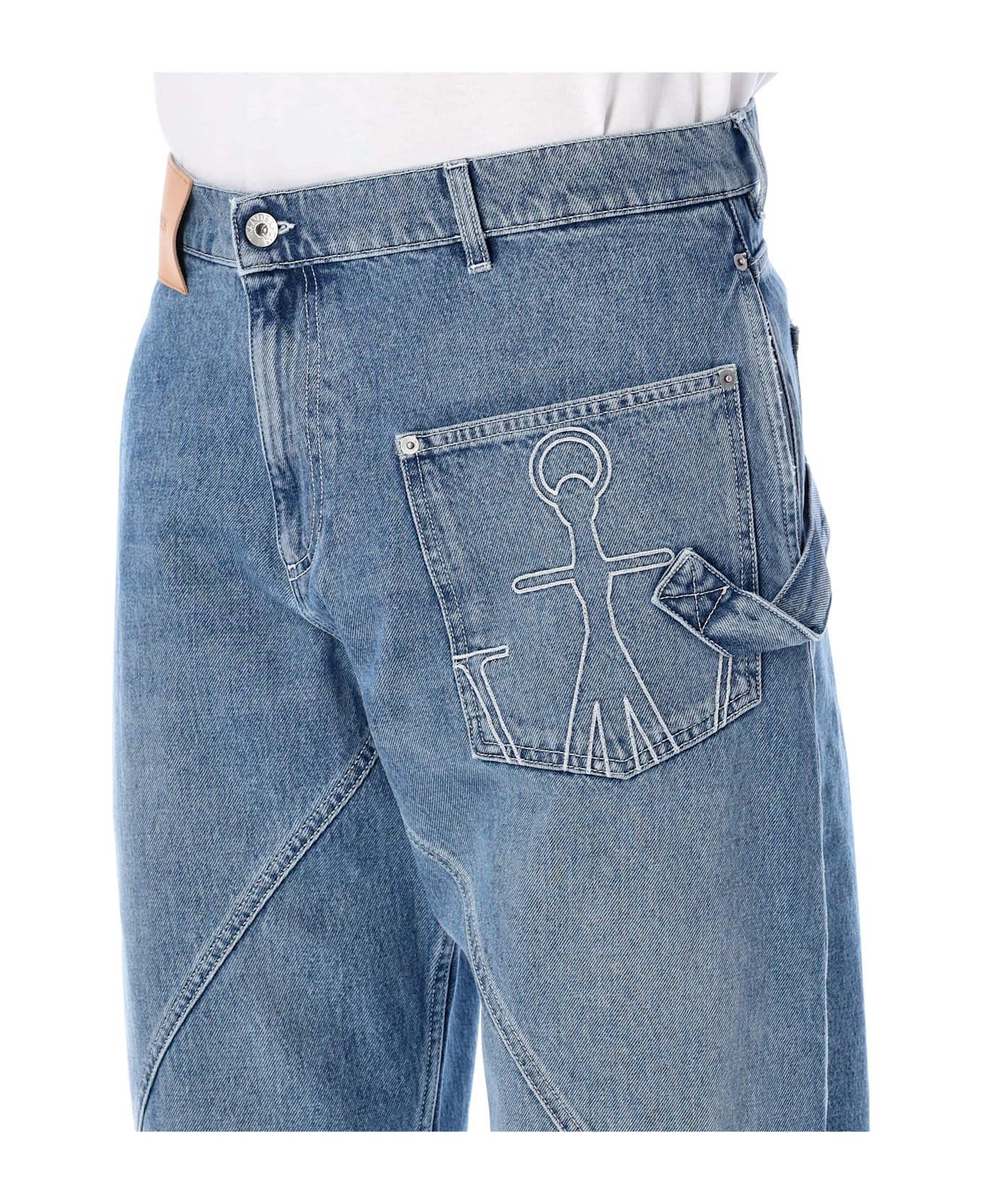 J.W. Anderson Twisted Workwear Jeans - LIGHT BLUE
