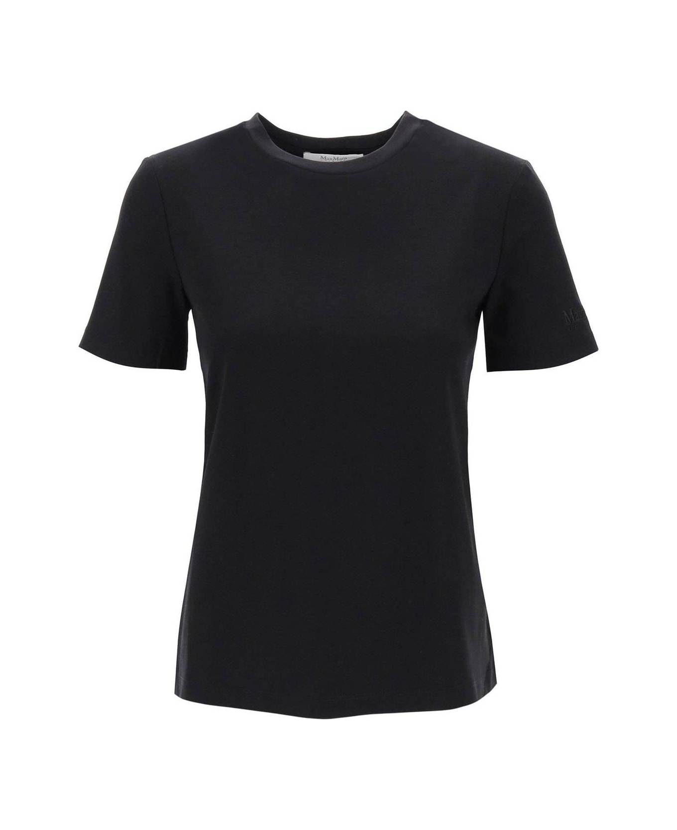 Max Mara Crewneck Short-sleeved T-shirt - NERO (Black)