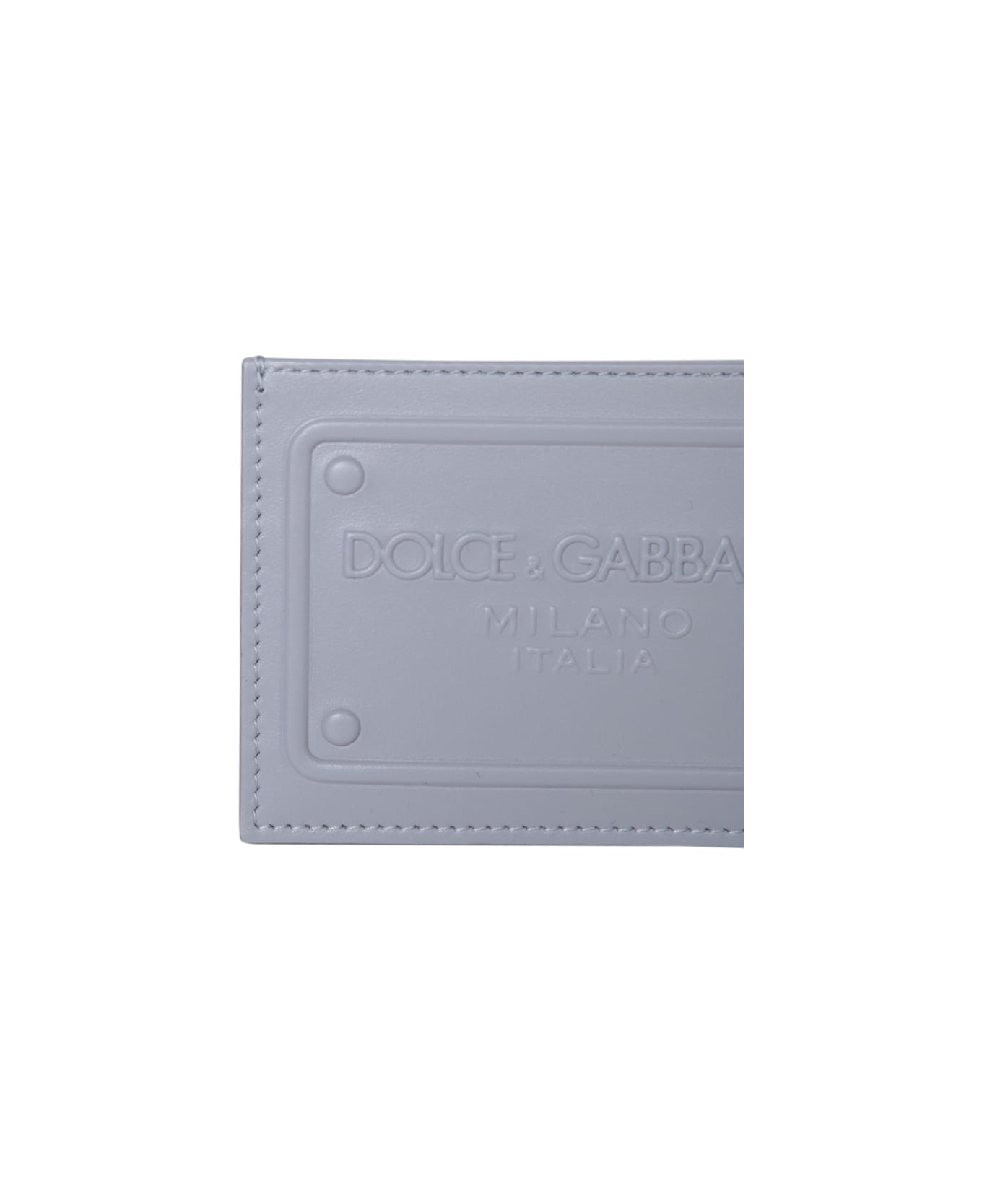 Dolce & Gabbana Logo Grey Cardholder - Grey 財布