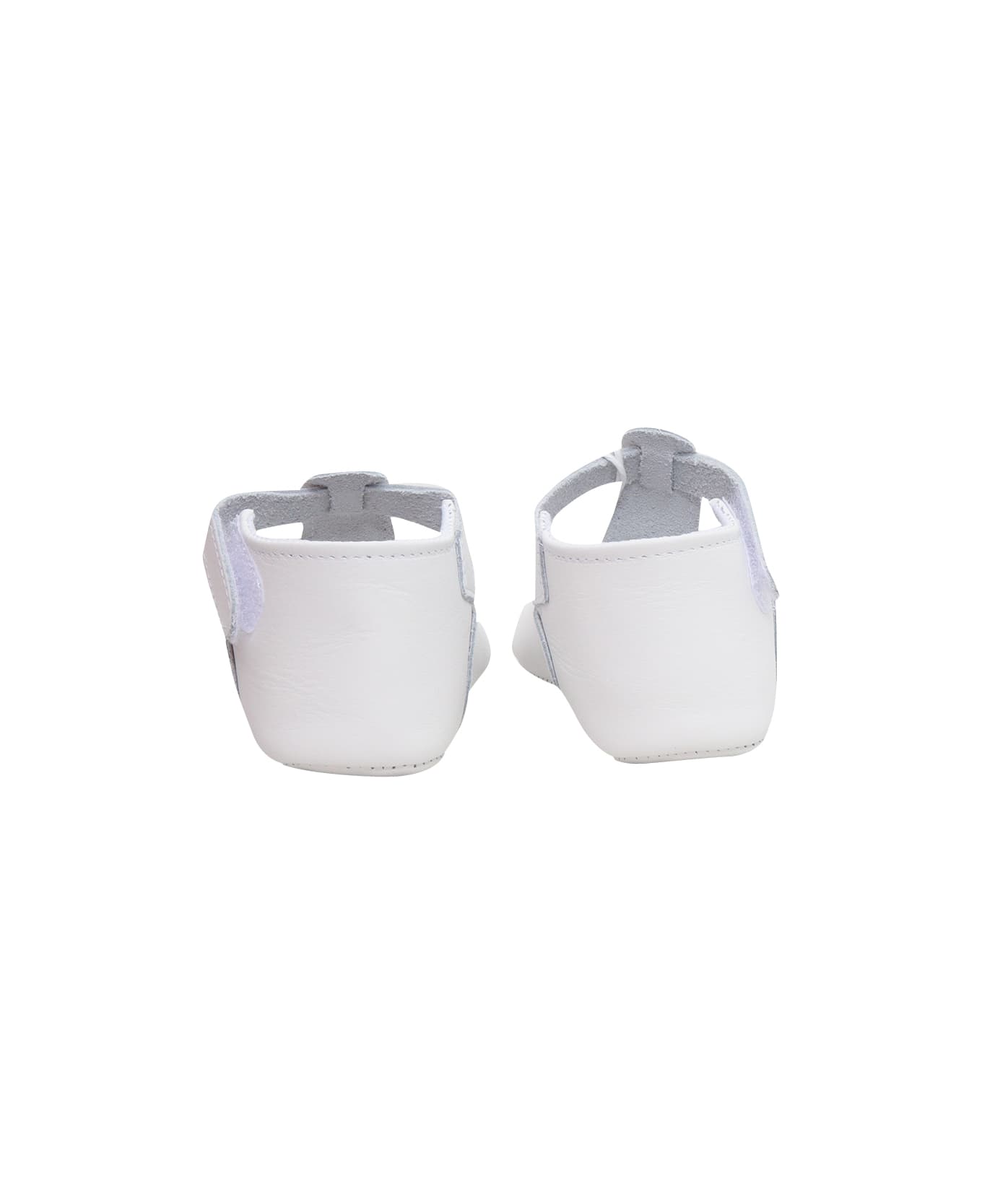 Il Gufo Newborn Shoes - WHITE