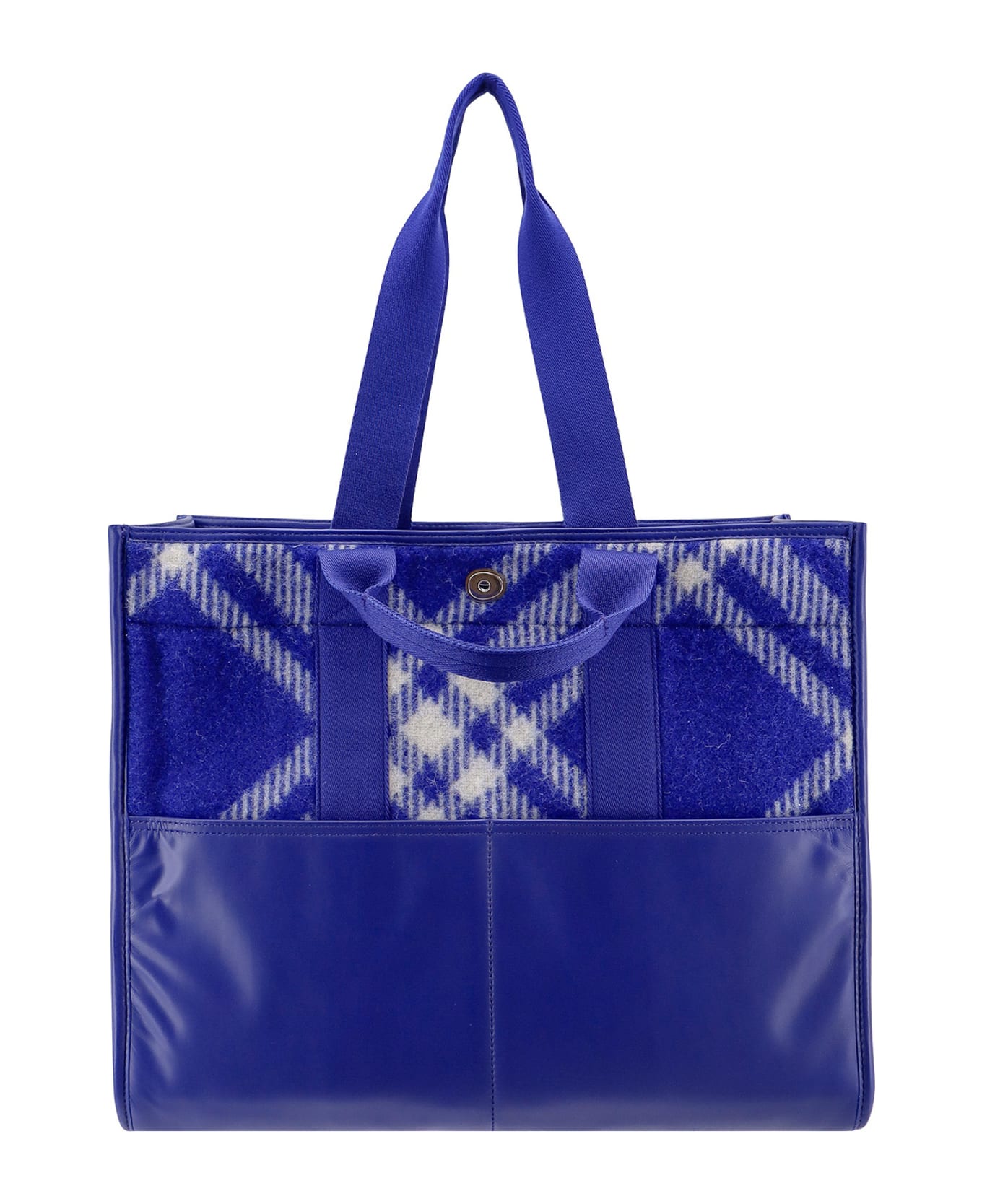 Burberry Shopper Tote Handbag - Blue