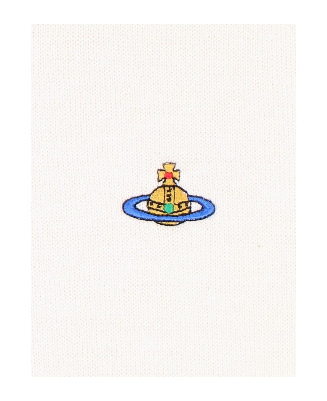 Vivienne Westwood Logo Sweater - Cream ニットウェア