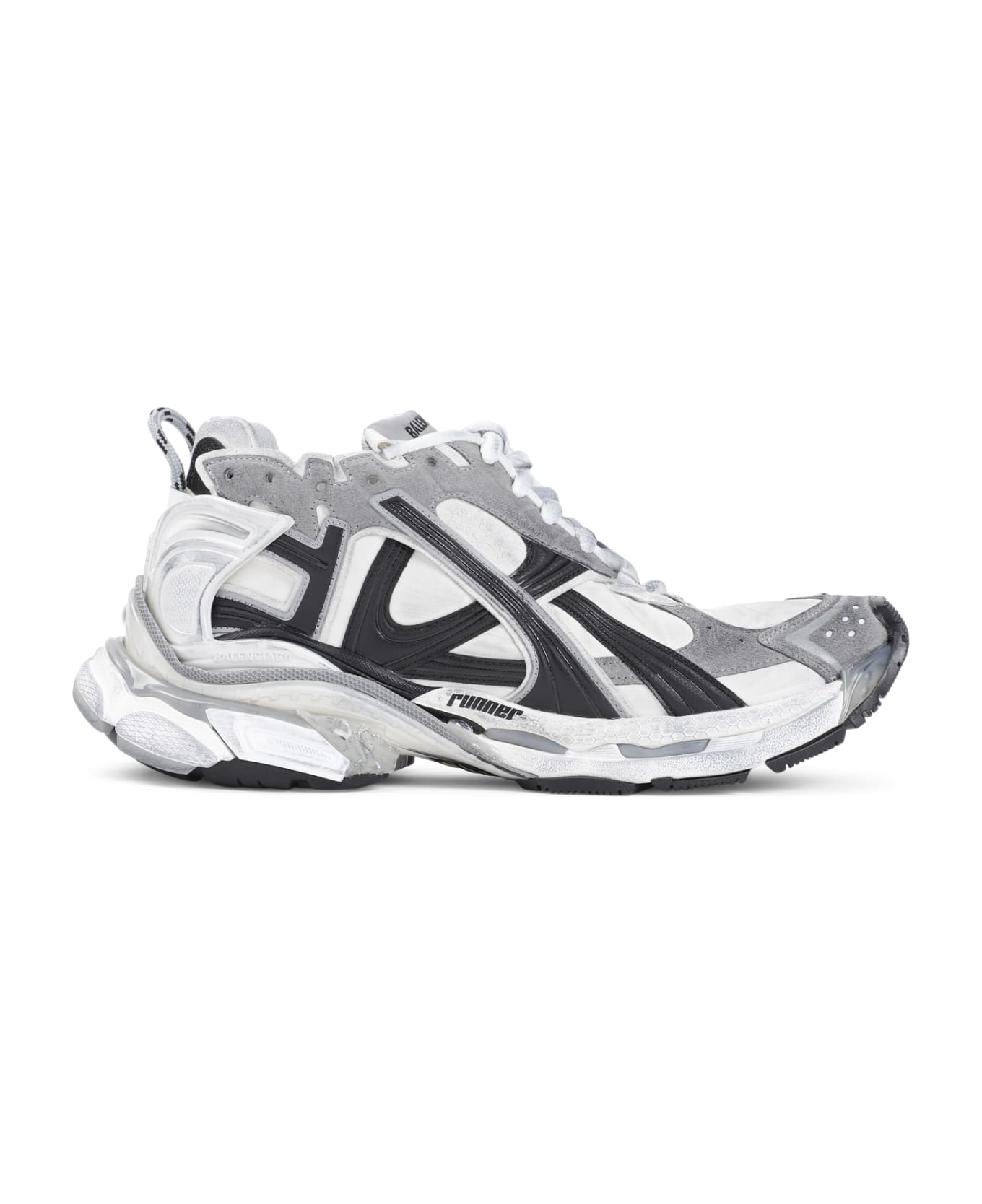 Balenciaga Runner Sneakers - Grey White Black