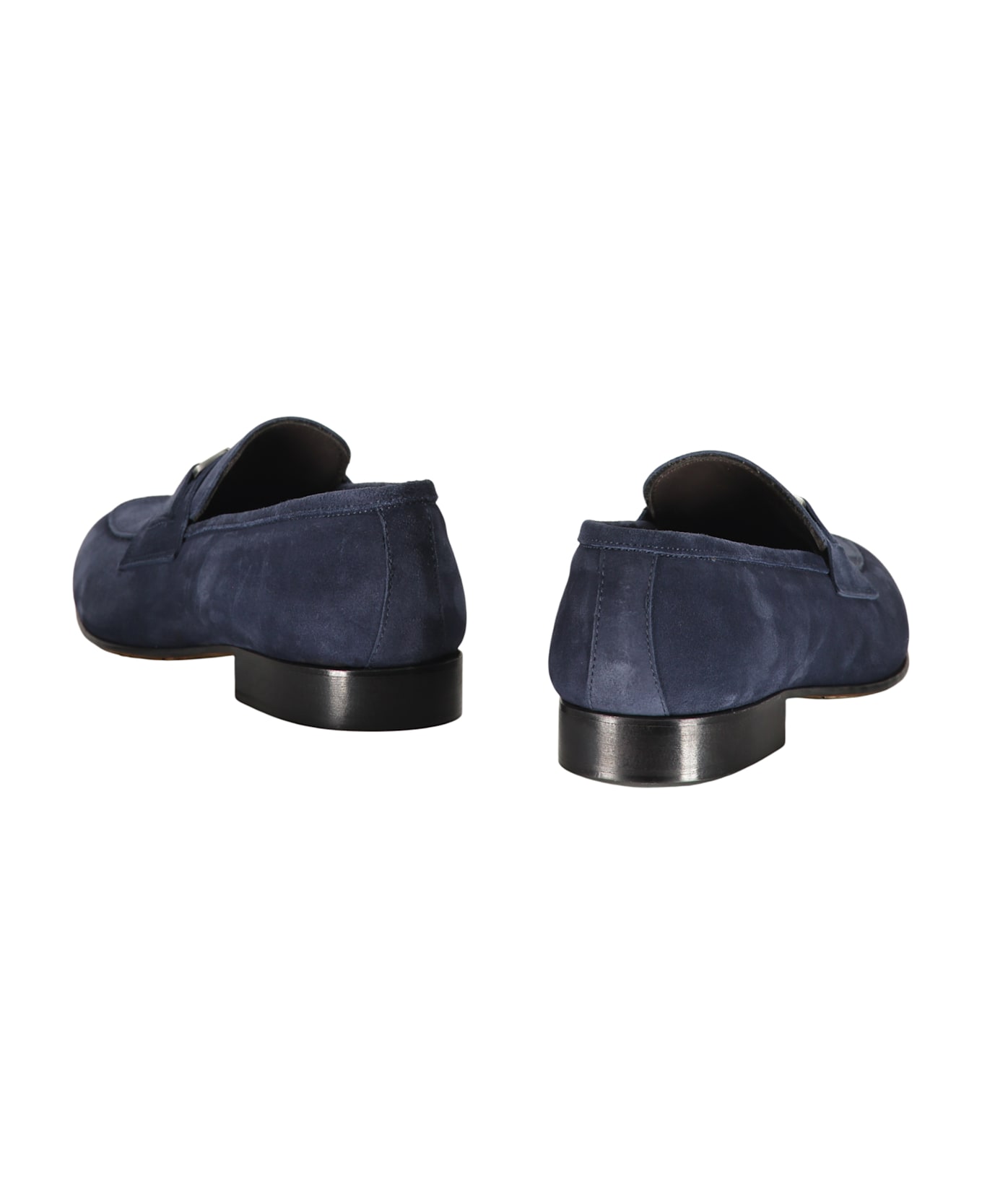 Bruno Magli Calfskin Loafers - blue