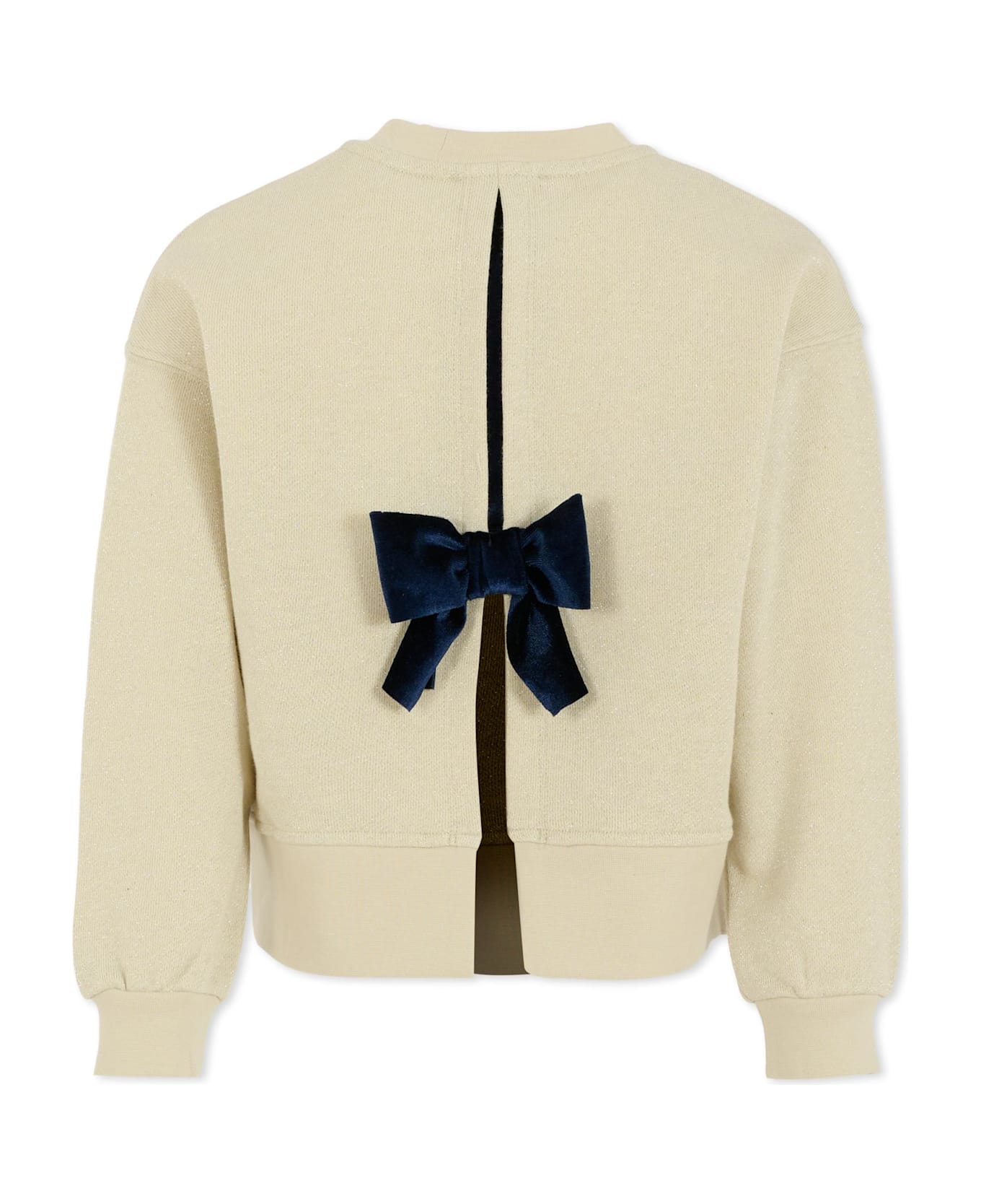 Monnalisa Grey Sweatshirt For Girl With Minnie - Grey ニットウェア＆スウェットシャツ