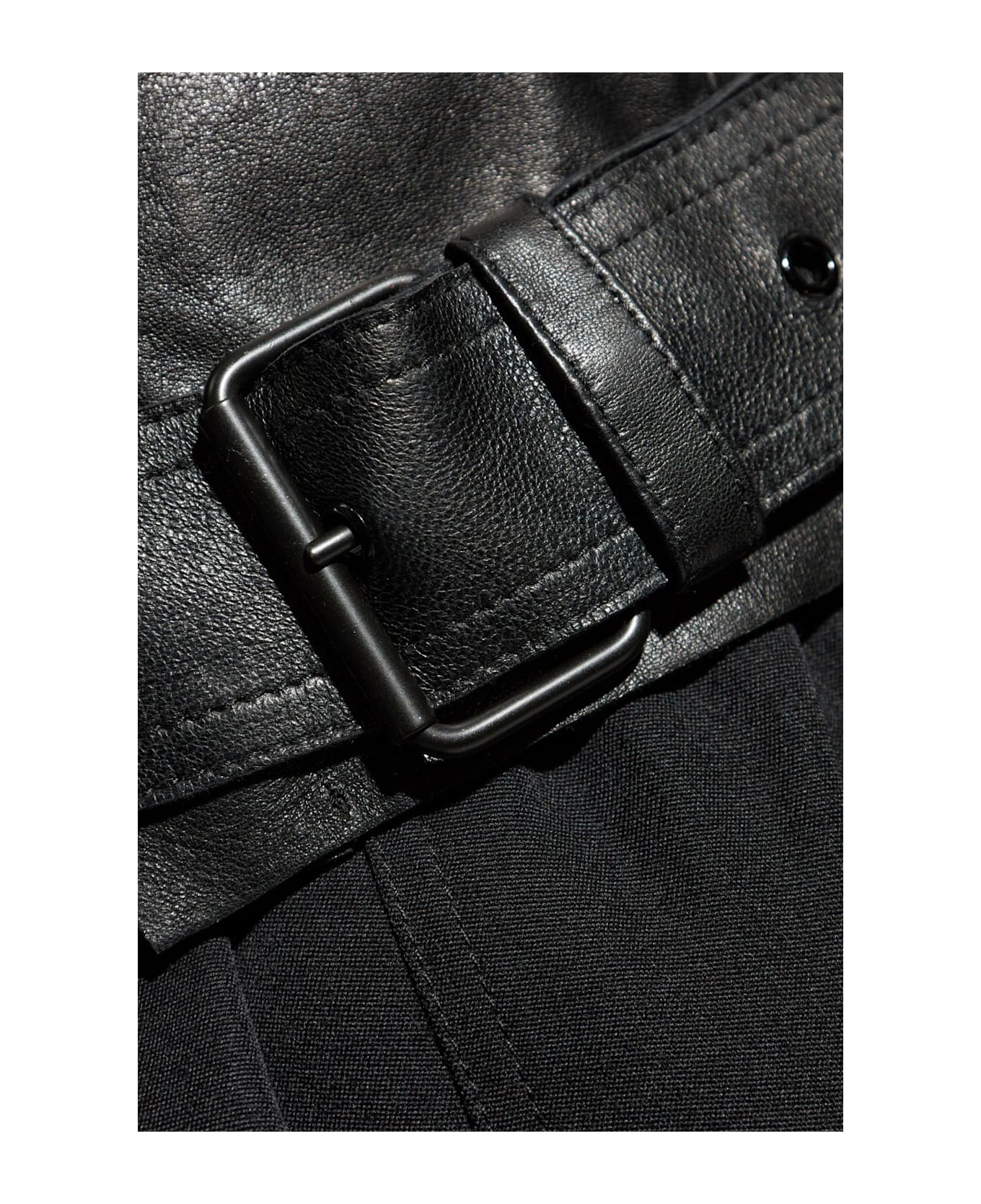 Balmain Lambskin Leather Jacket - Pa Noir