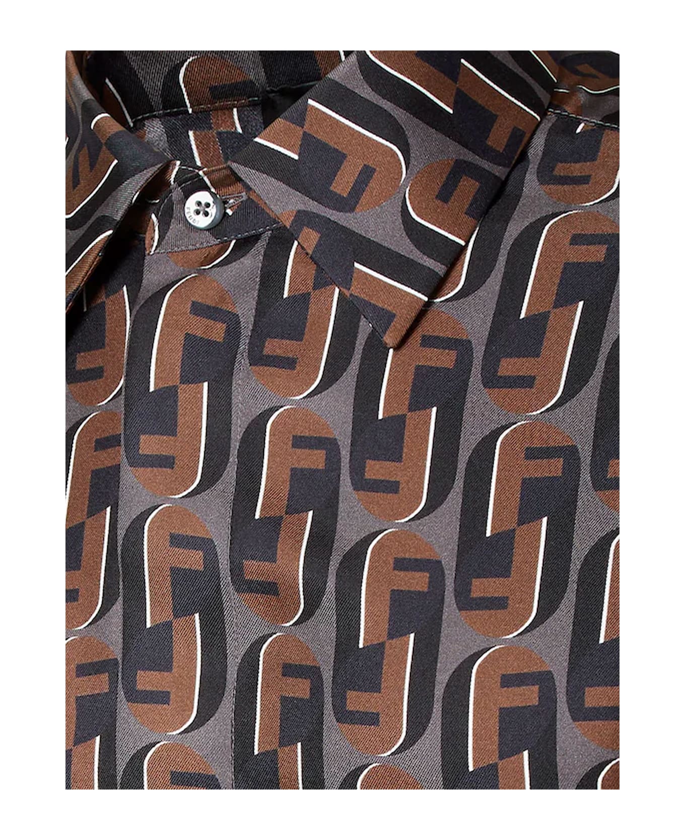 Fendi Silk Shirt - BLUE