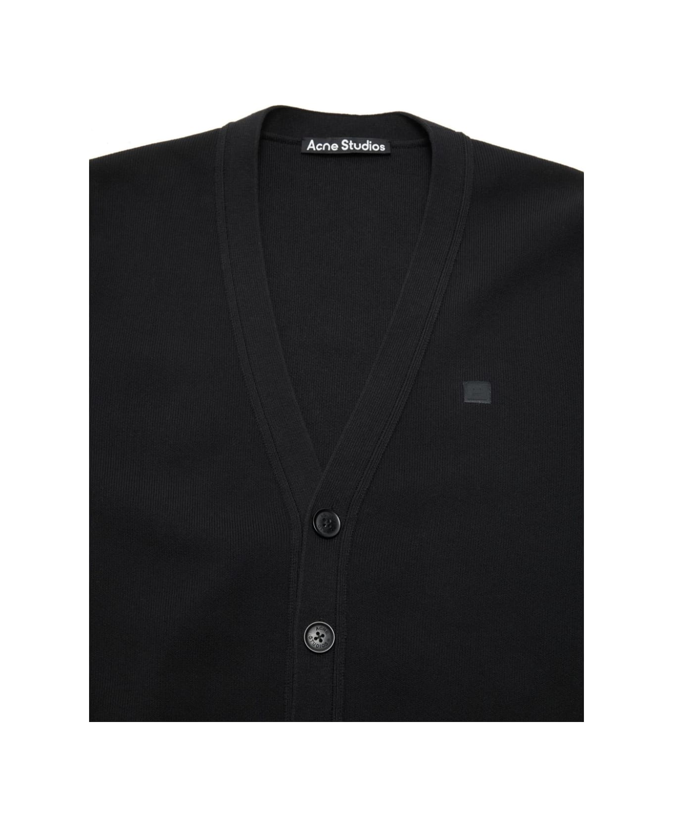 Acne Studios Cotton Cardigan - Black