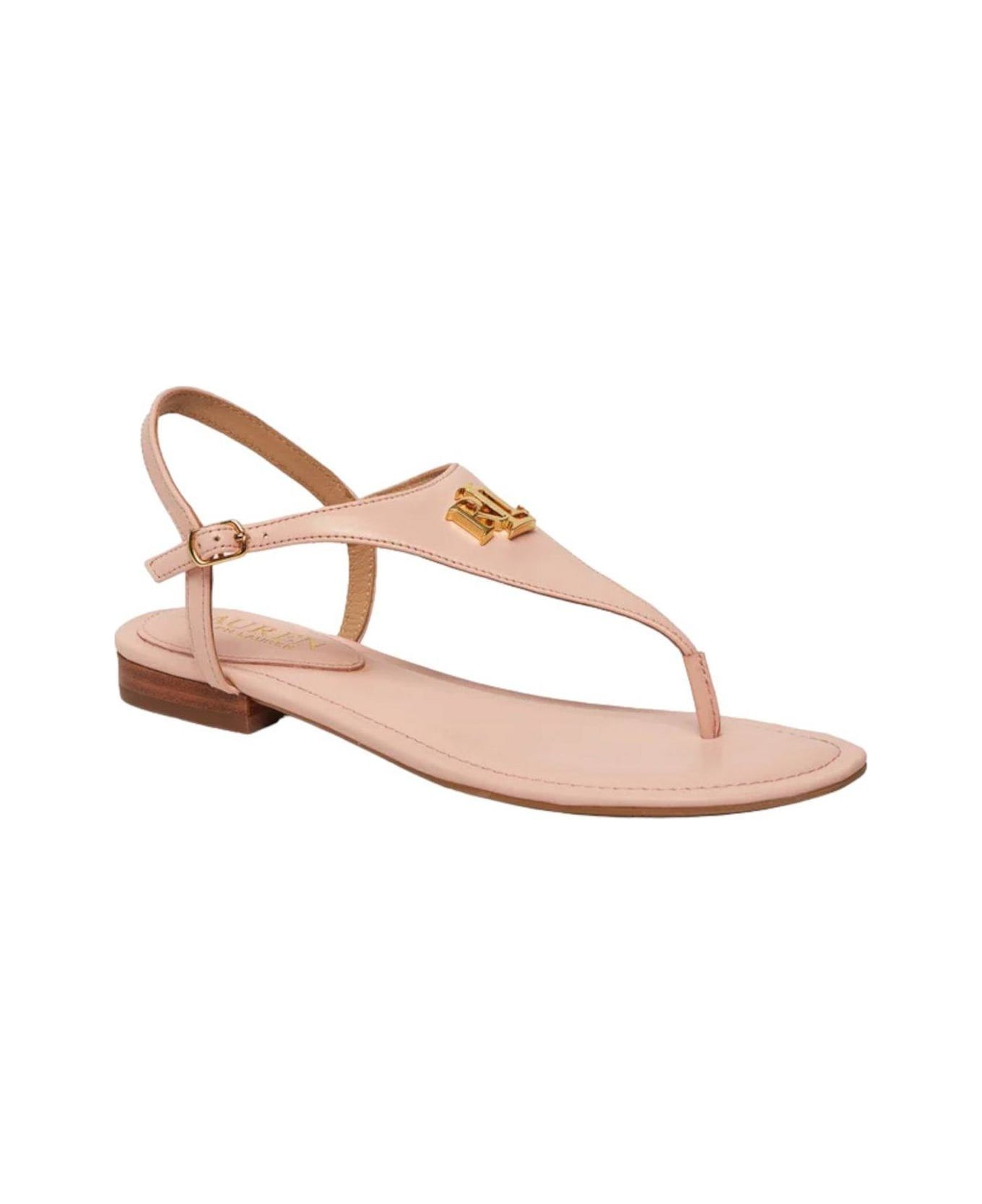 Polo Ralph Lauren Logo Plaque Thong Sandals | italist