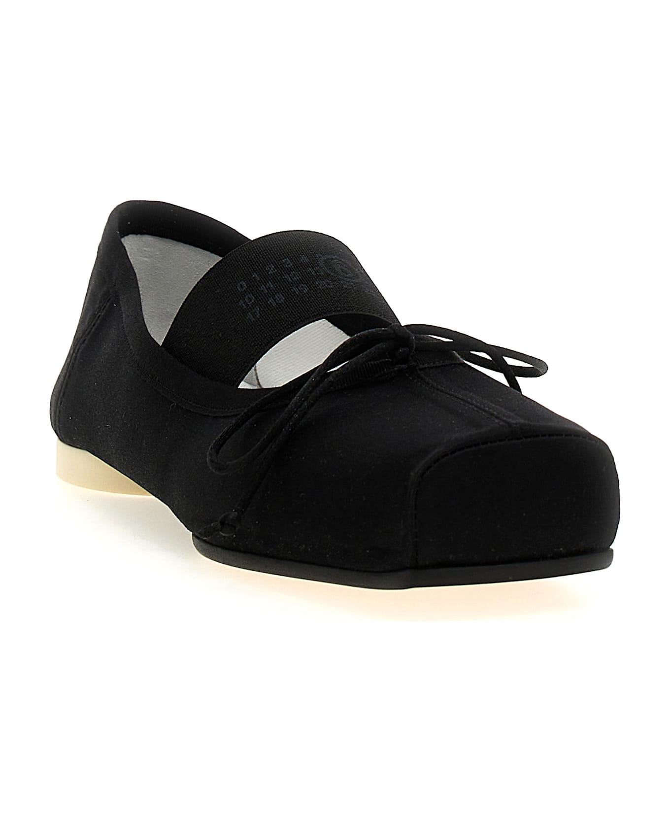 MM6 Maison Margiela Anatomic Ballet Flats - BLACK