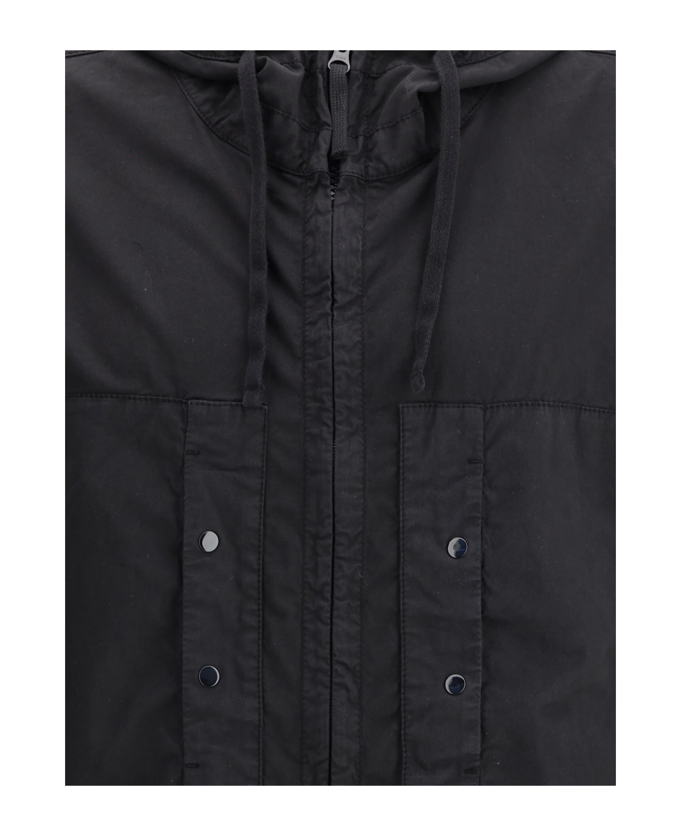 Stone Island Cotton Jacket - Black