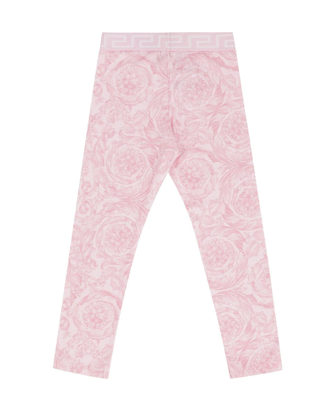 Versace Barocco-printed Stretched Leggings