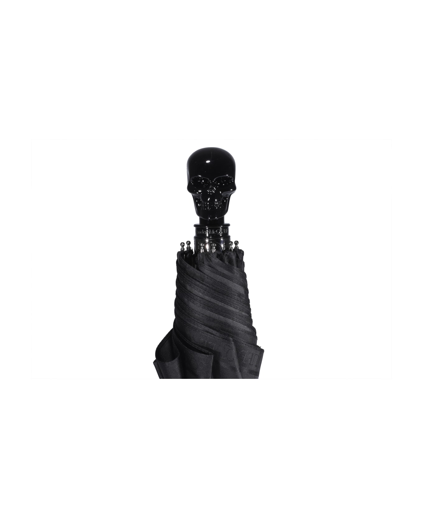 Alexander McQueen Skull Umbrella - Black