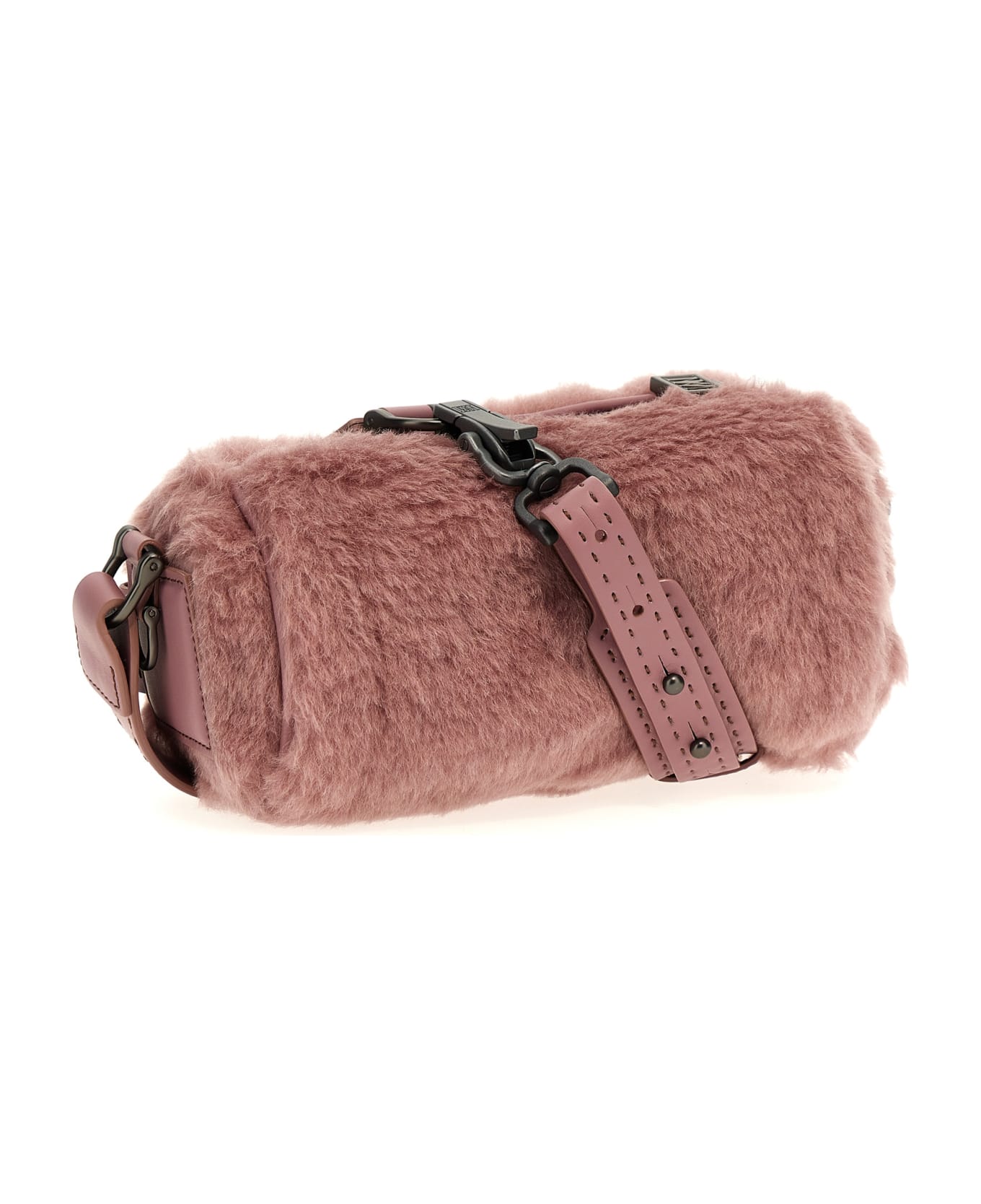 Max Mara 'teddy Rolls' Small Shoulder Bag - Pink