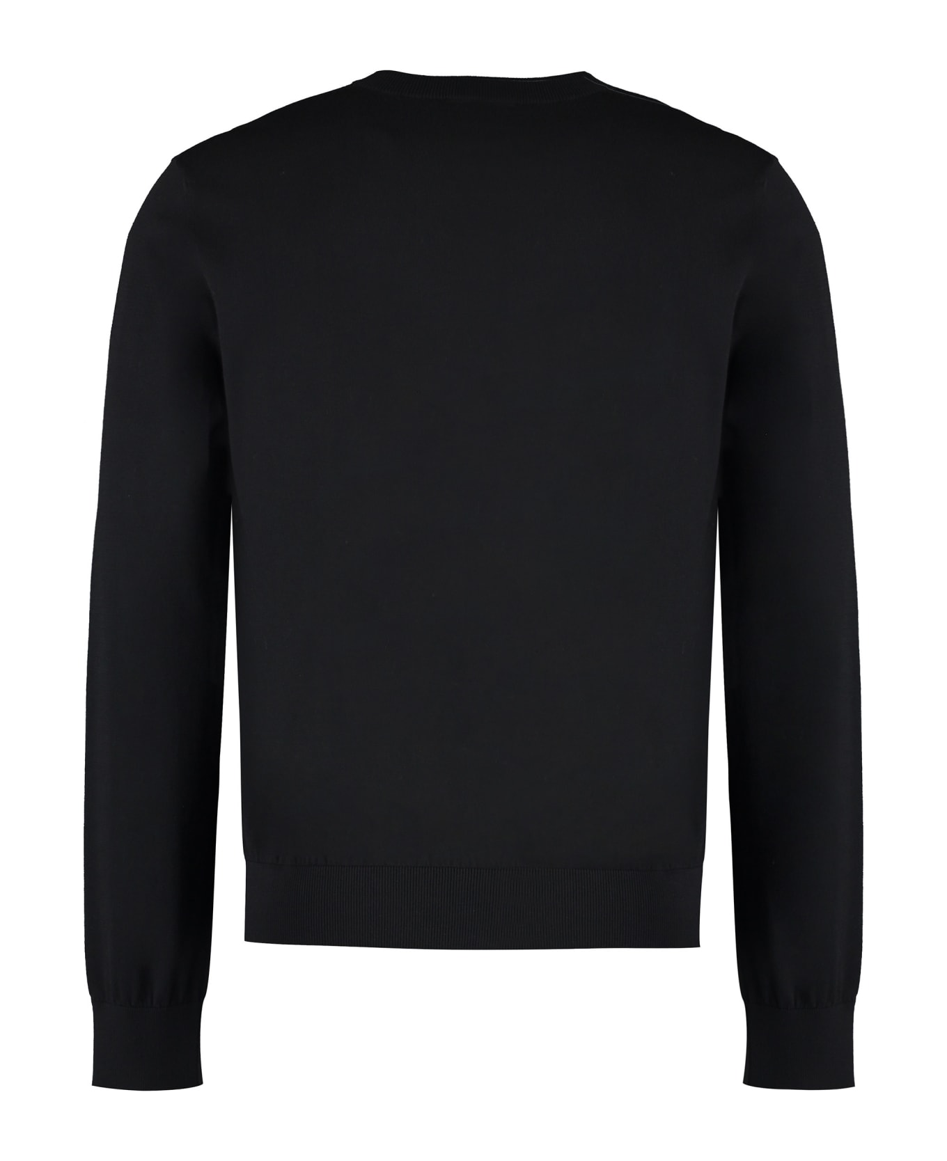Dsquared2 Cotton V-neck Sweater - black ニットウェア